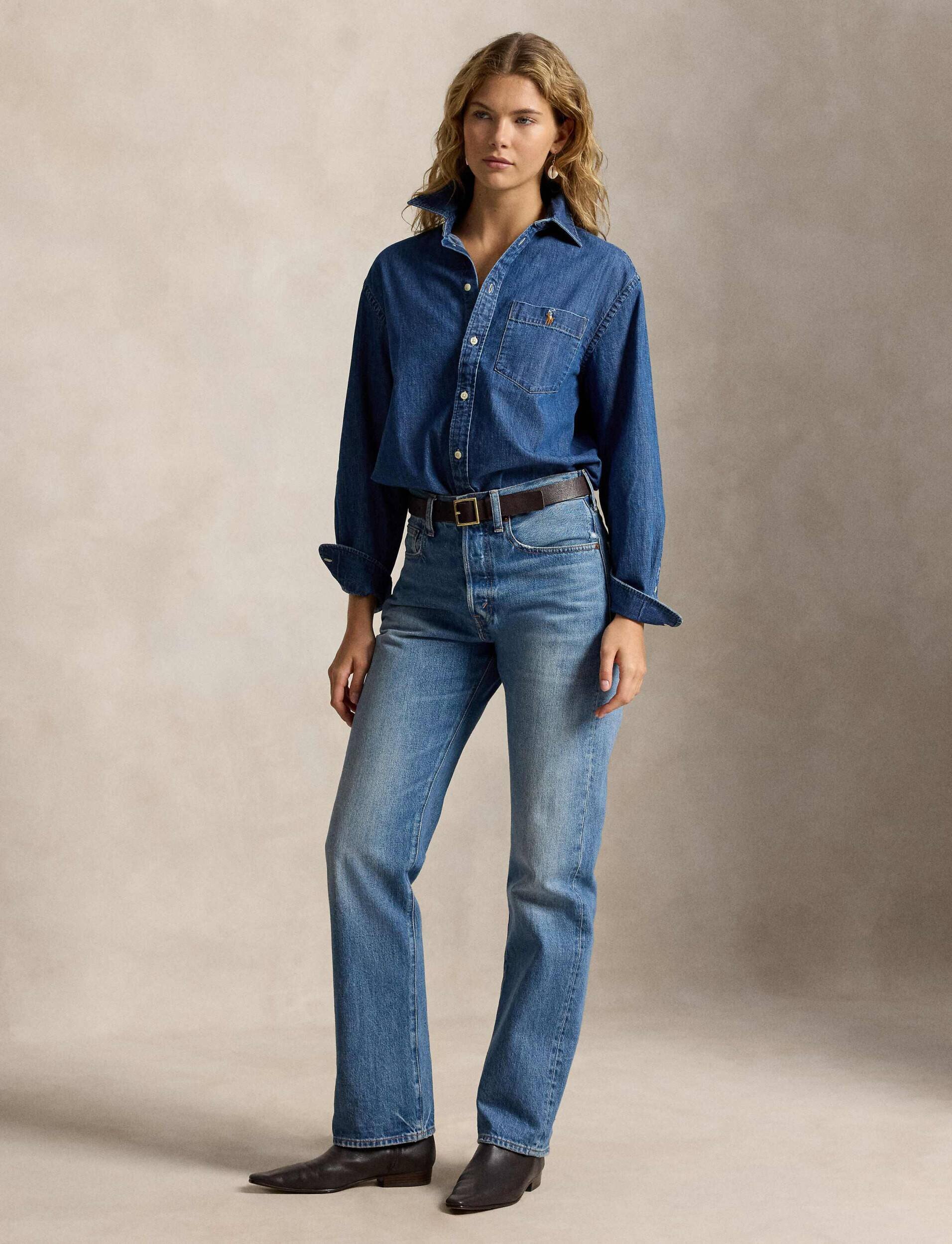 Polo Ralph Lauren De blugi cămașă | Oversize fit