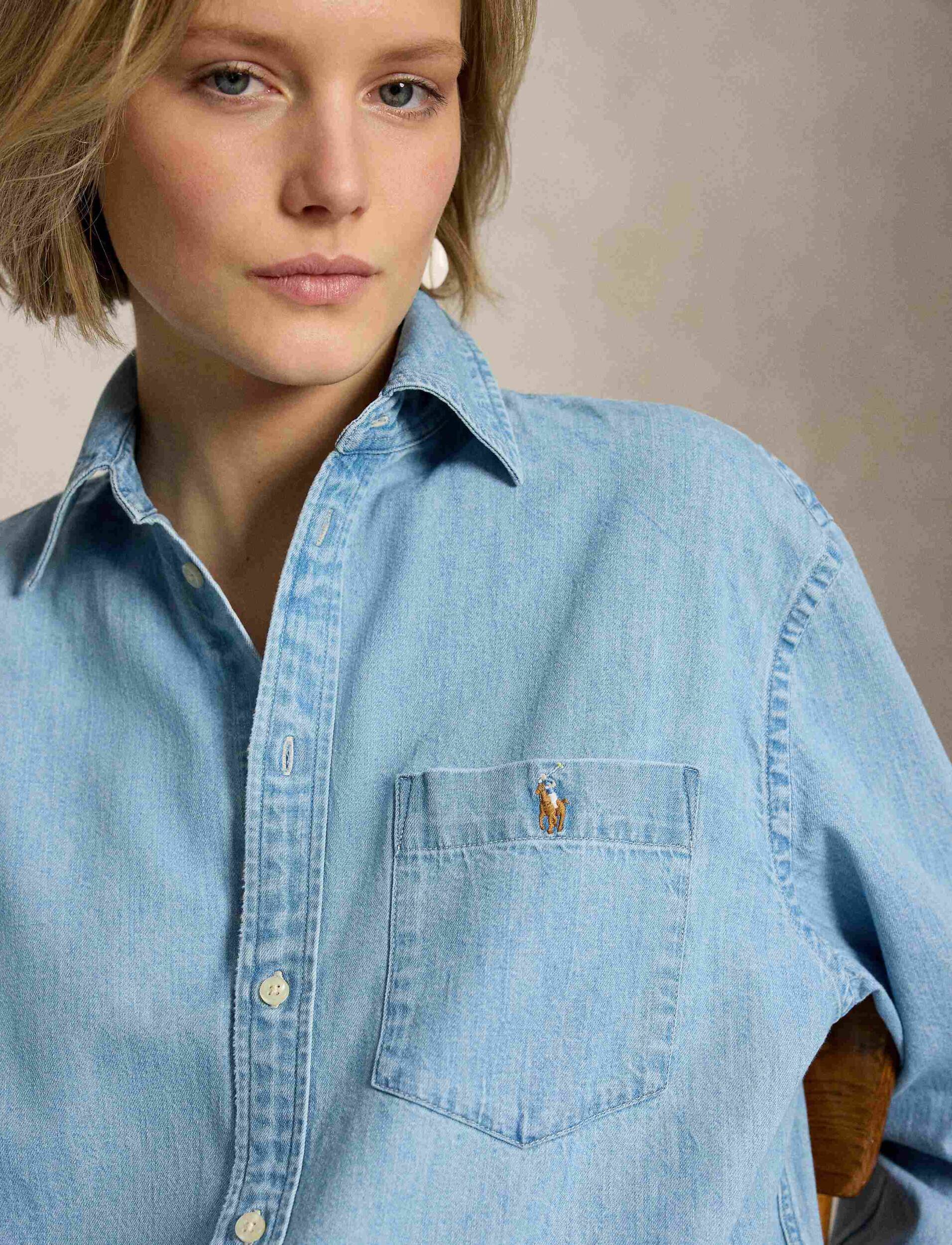 Polo Ralph Lauren De blugi cămașă | Oversize fit