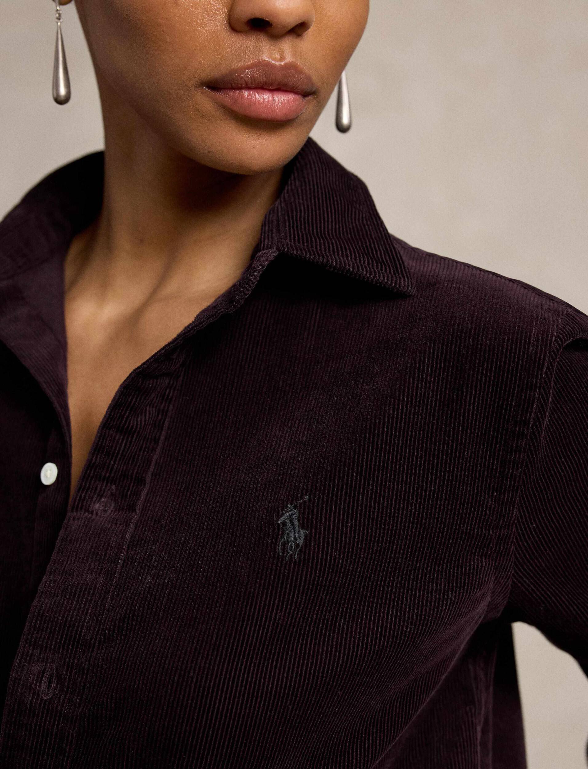 Polo Ralph Lauren De catifea reiată cămașă | Classic fit