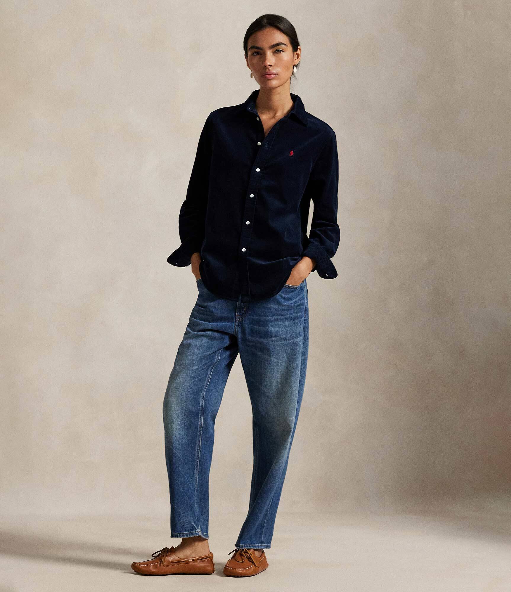 Polo Ralph Lauren De catifea reiată cămașă | Classic fit