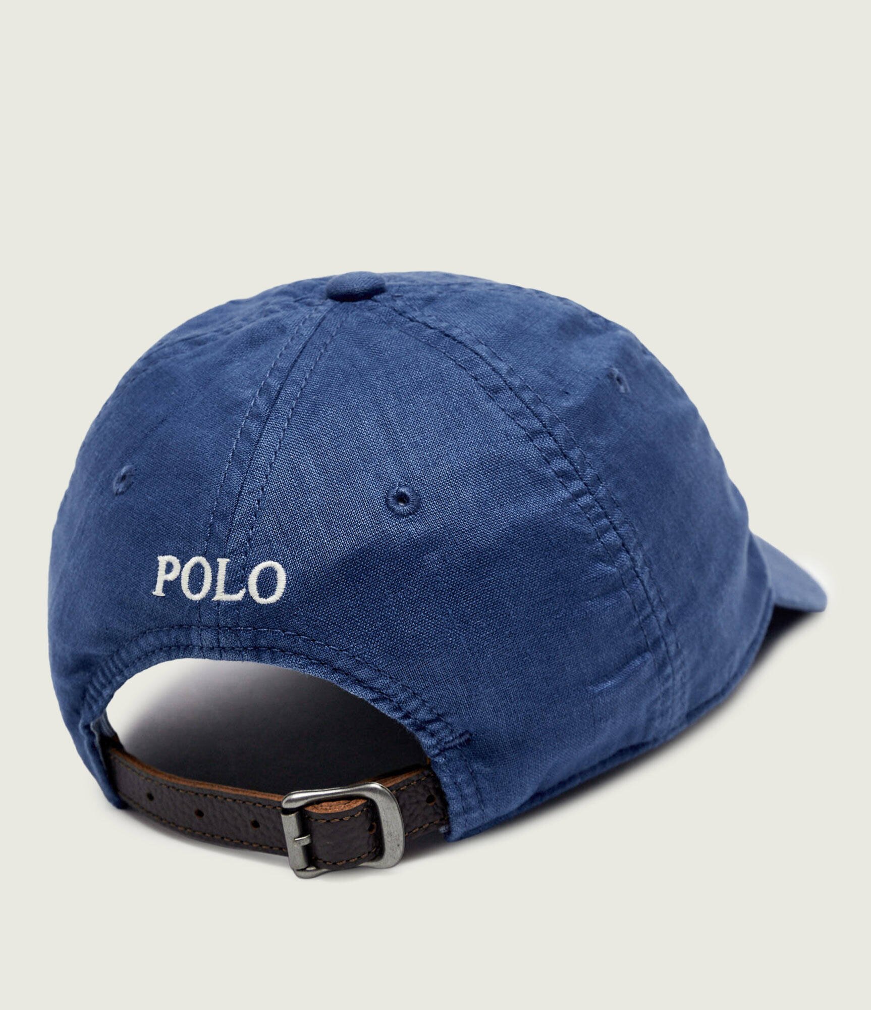 Polo Ralph Lauren De in șapcă baseball cu adaos de piele