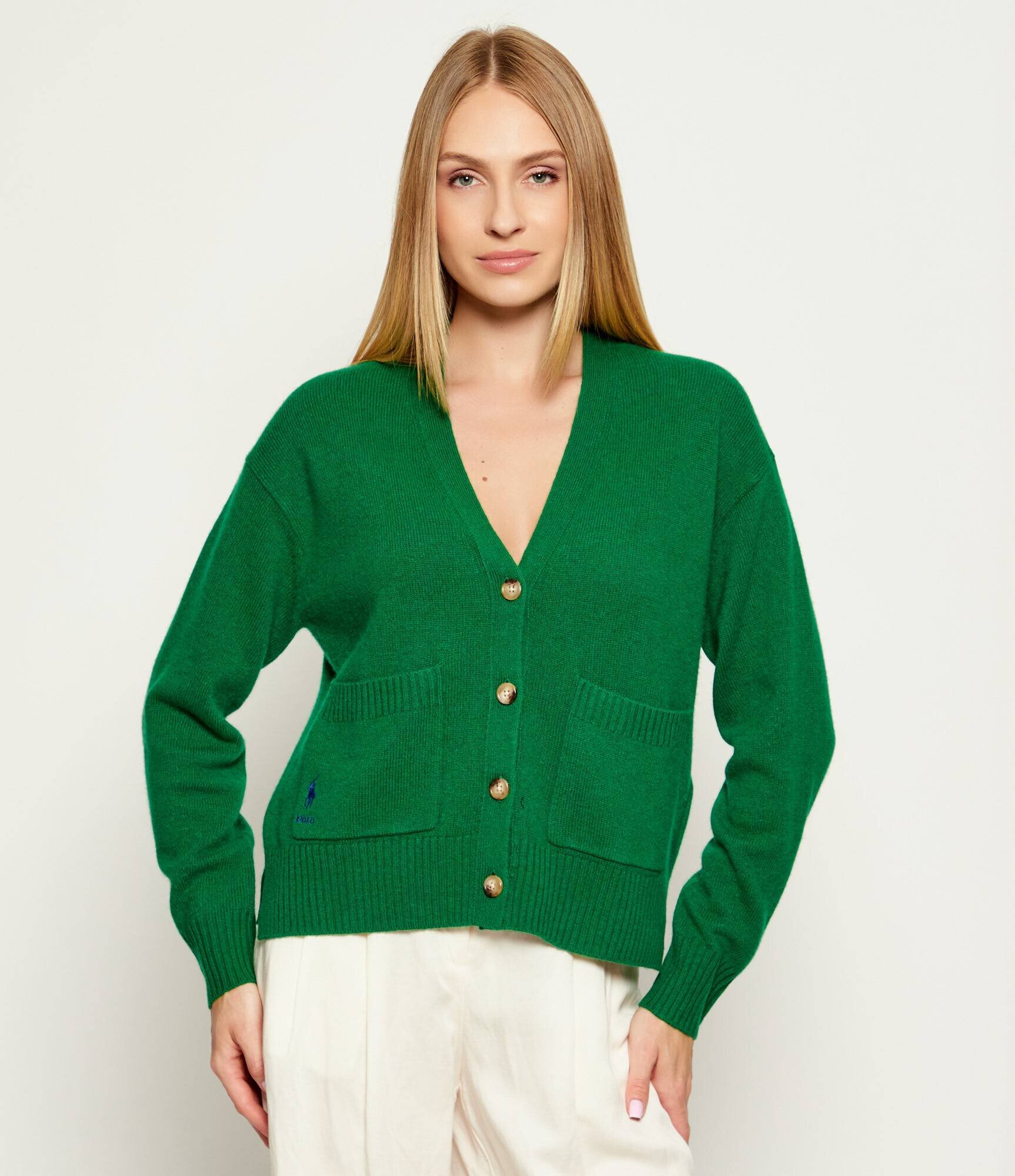 Polo Ralph Lauren De lână cardigan | Loose fit cu adaos de cașmir