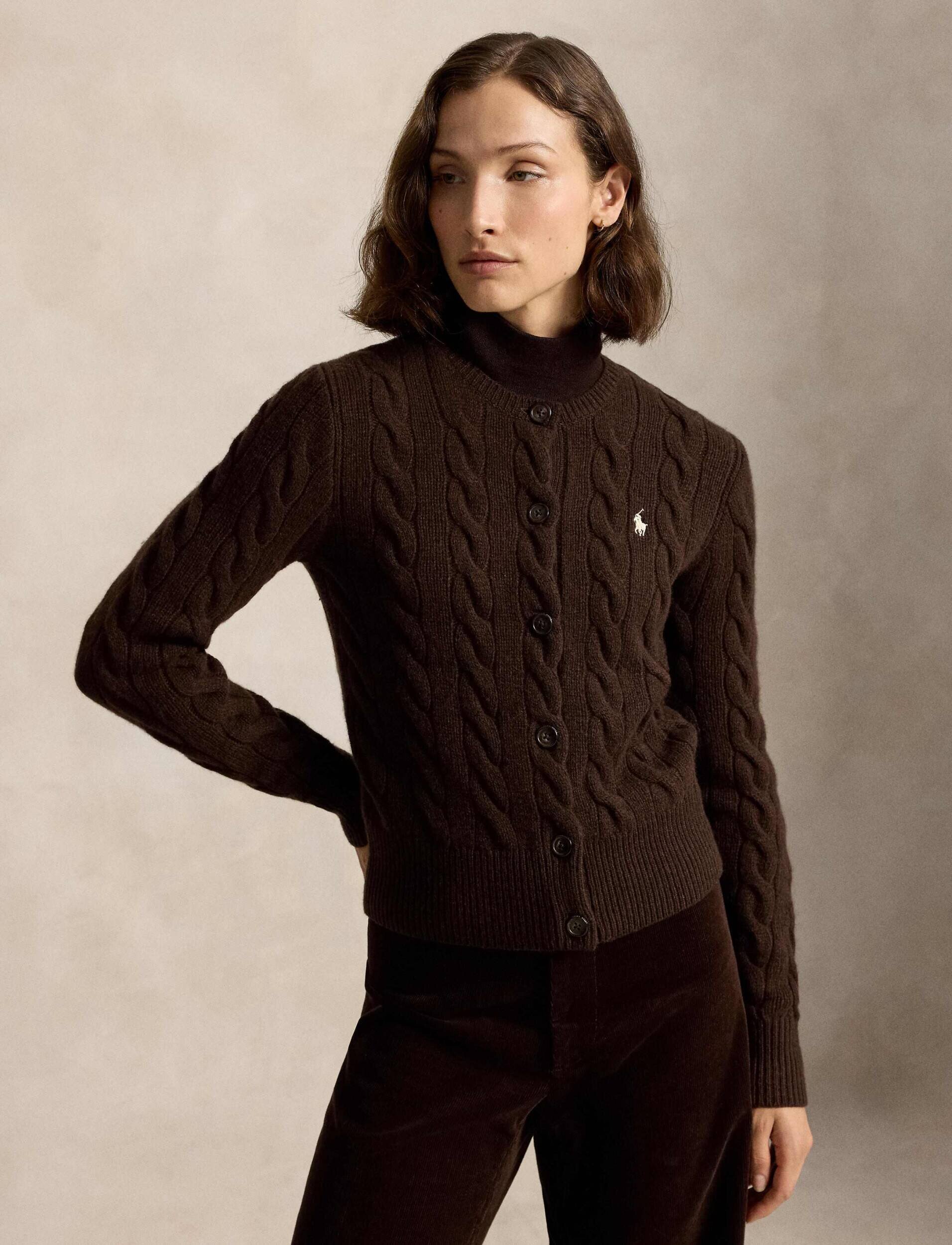 Polo Ralph Lauren De lână cardigan | Slim Fit cu adaos de cașmir