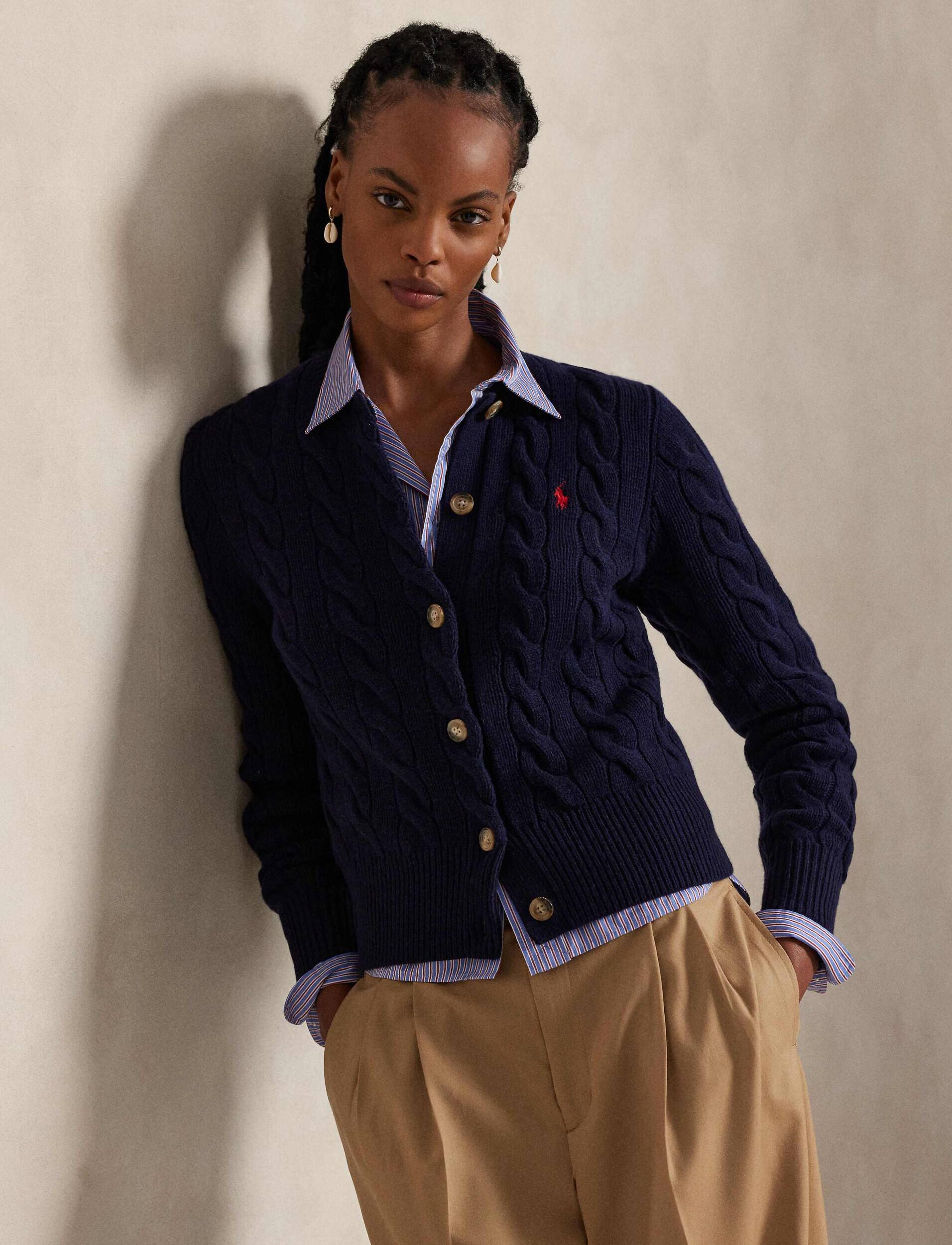 Polo Ralph Lauren De lână cardigan | Slim Fit cu adaos de cașmir