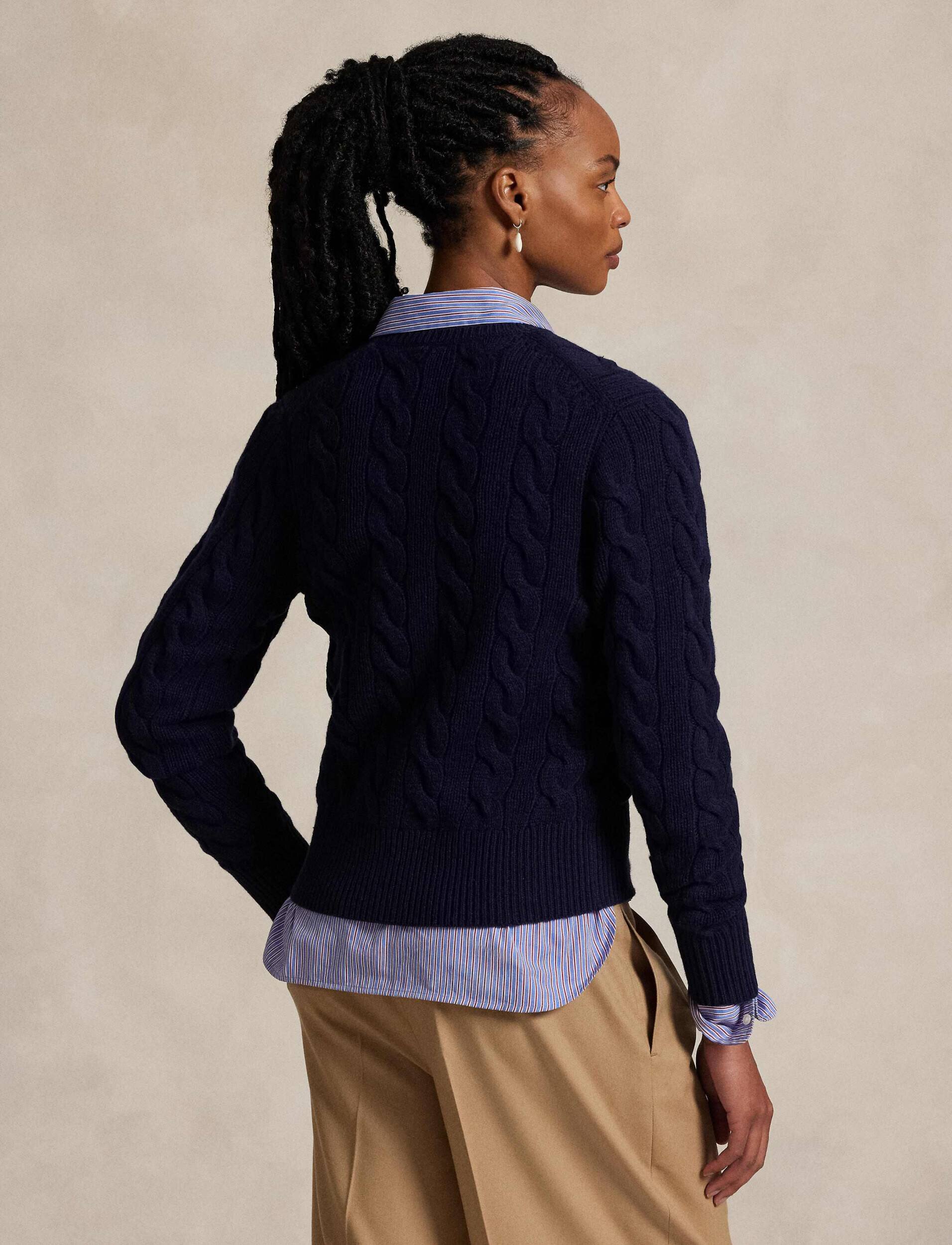 Polo Ralph Lauren De lână cardigan | Slim Fit cu adaos de cașmir