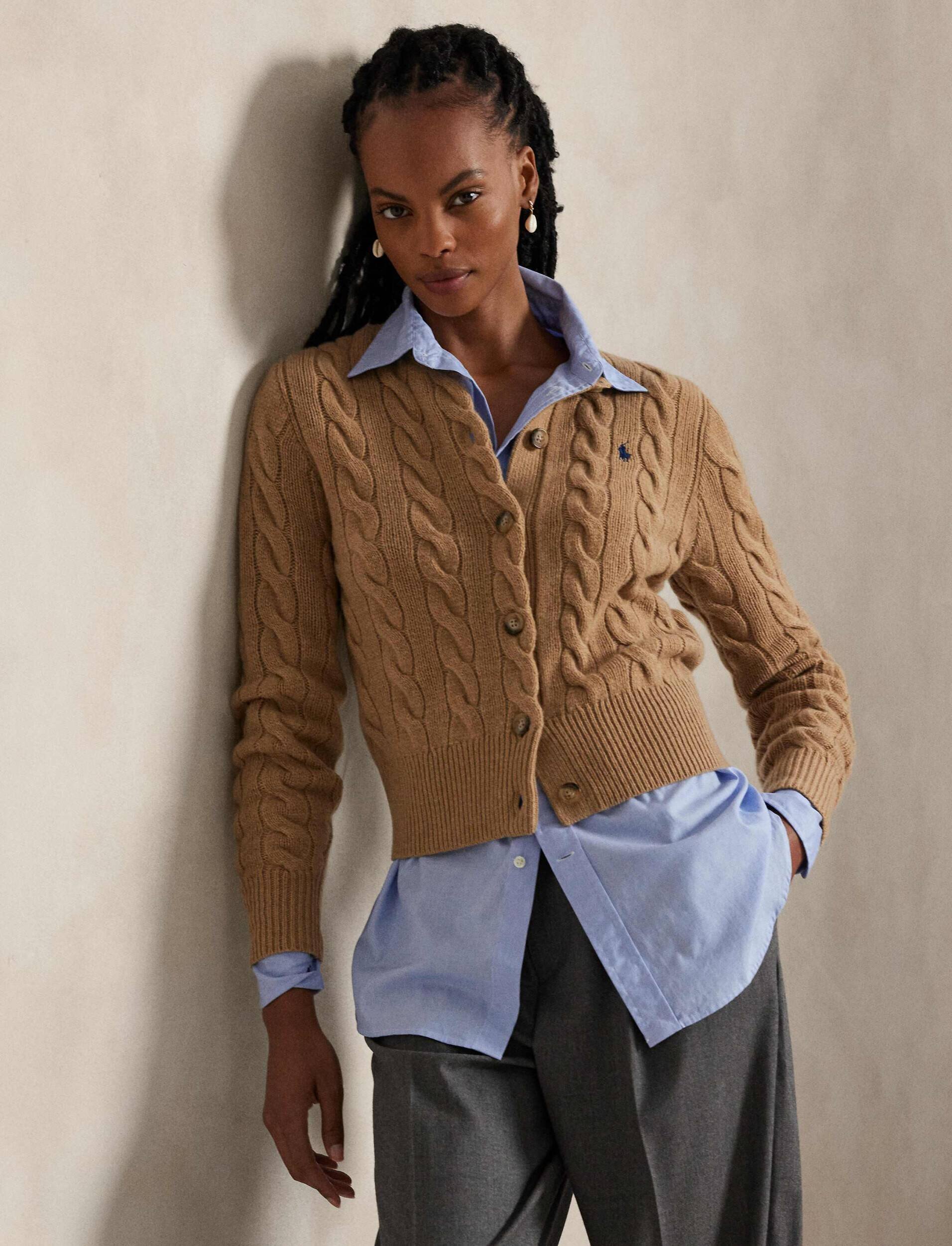 Polo Ralph Lauren De lână cardigan | Slim Fit cu adaos de cașmir