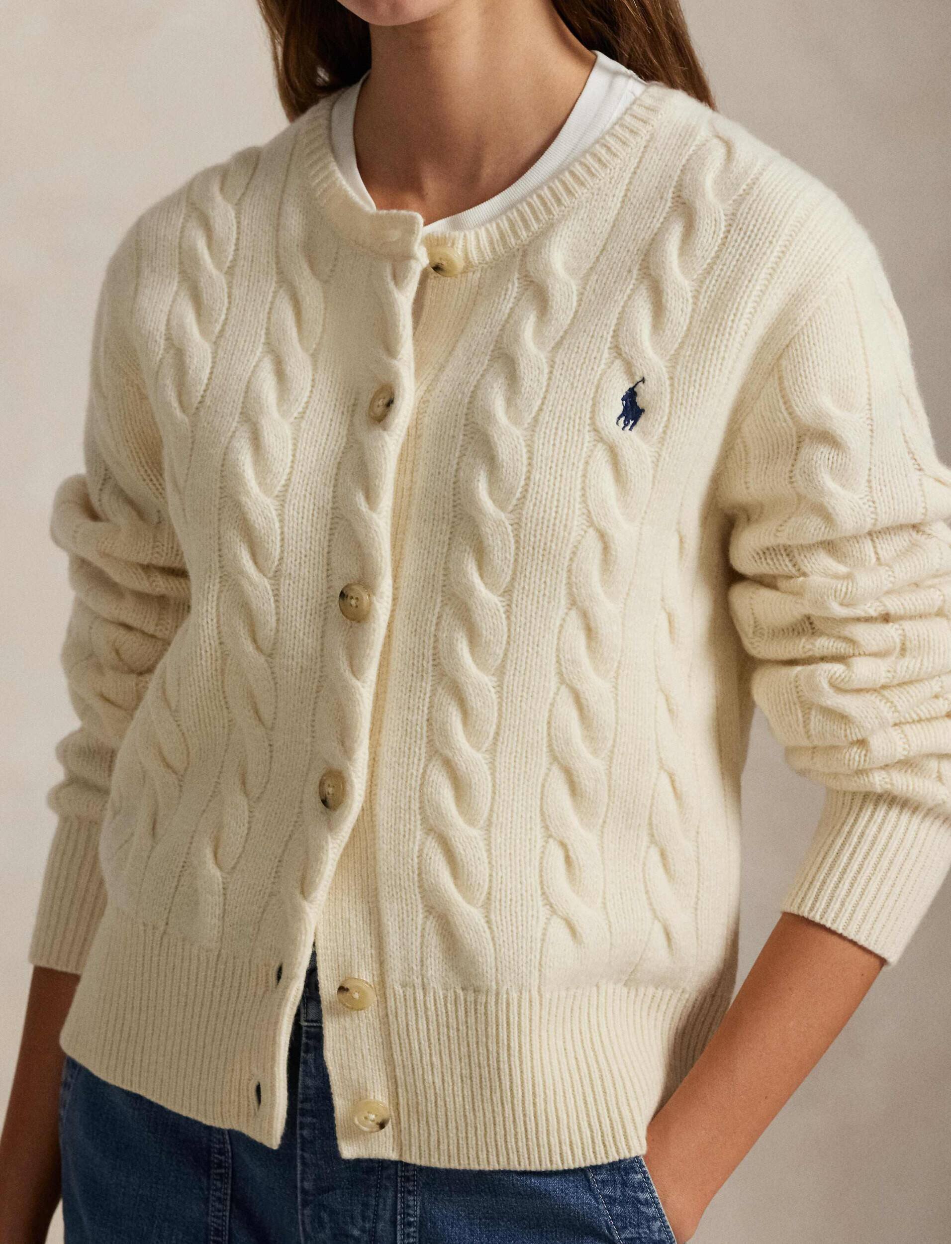 Polo Ralph Lauren De lână cardigan | Slim Fit cu adaos de cașmir