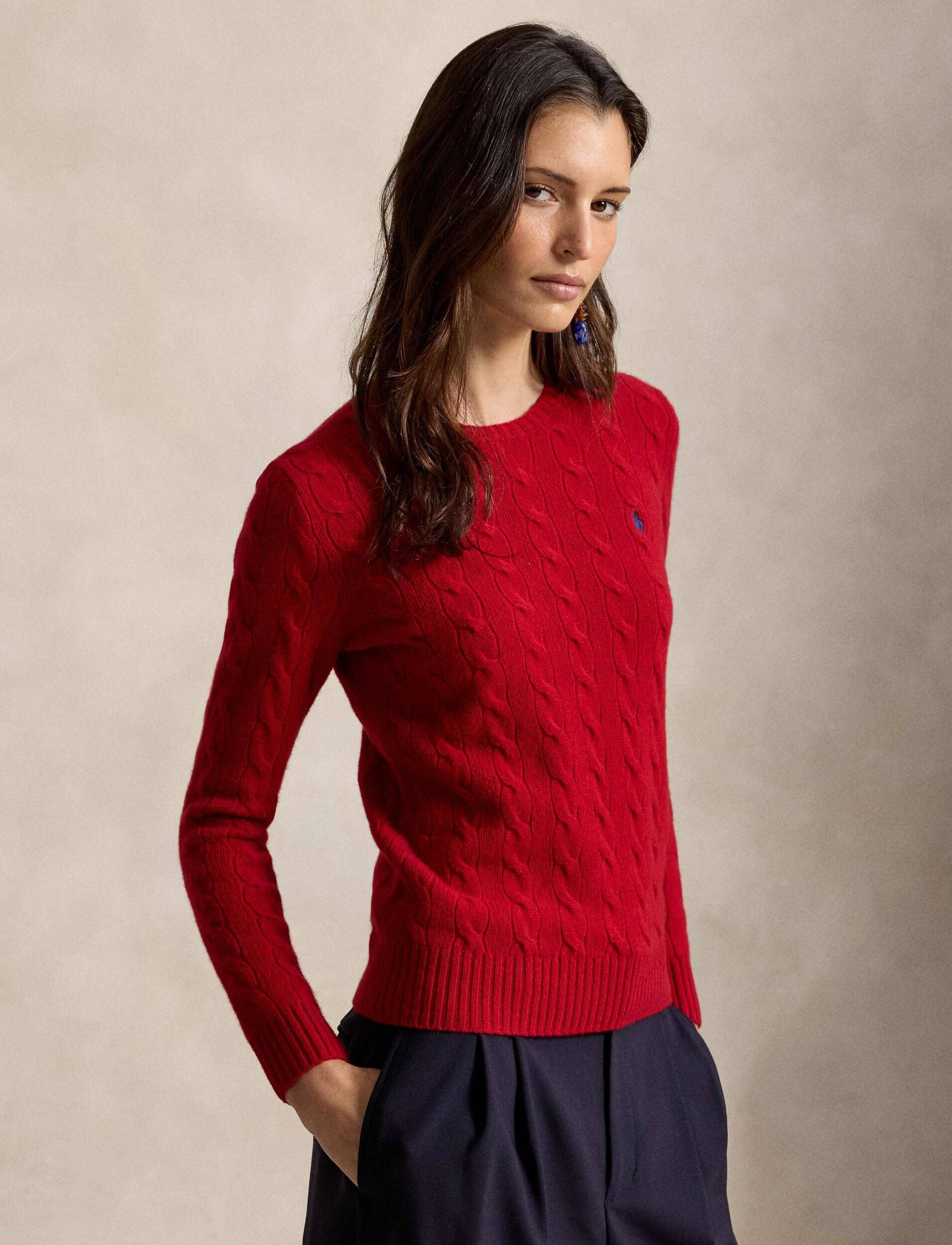Polo Ralph Lauren De lână pulover Julianna | regular fit cu adaos de cașmir