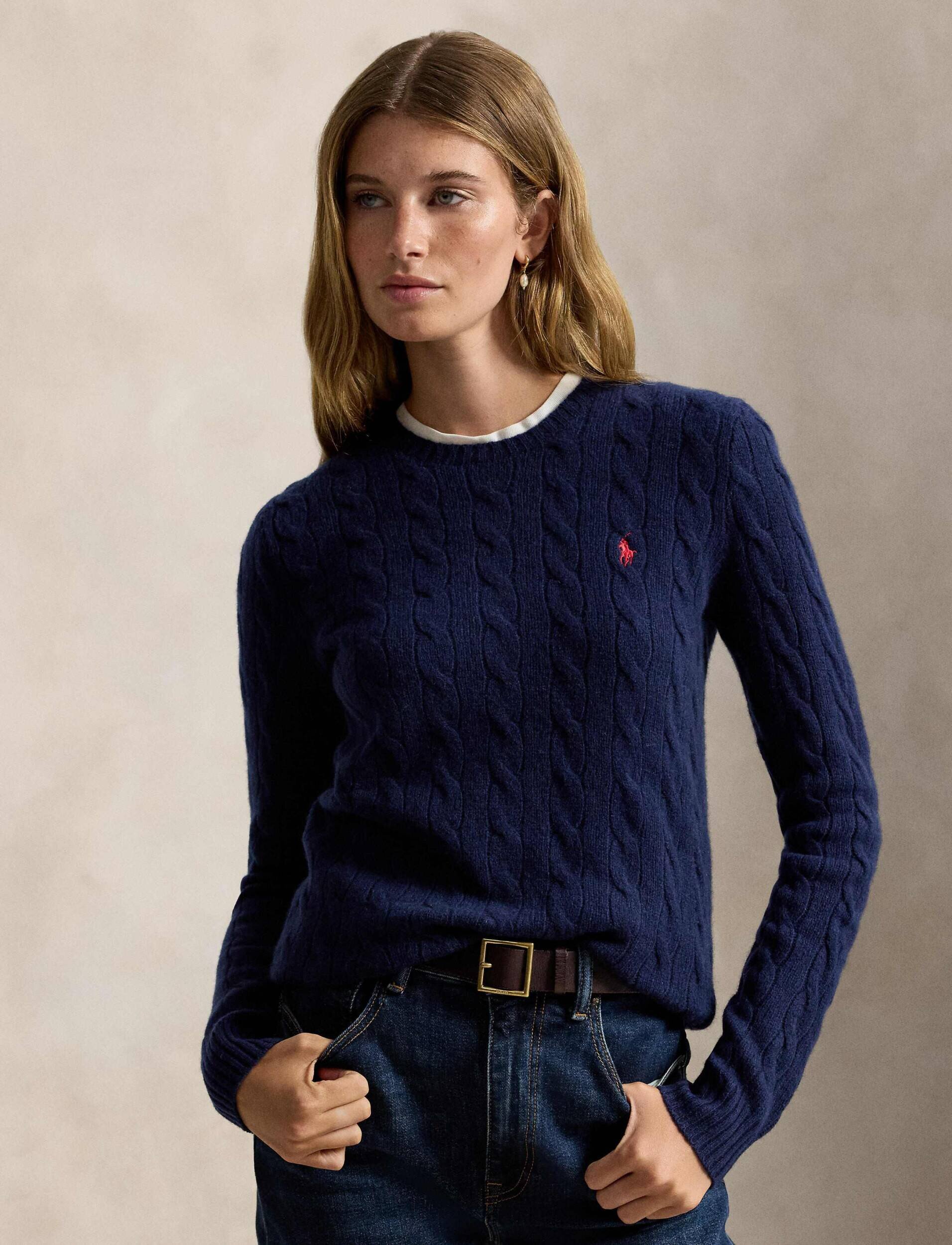 Polo Ralph Lauren De lână pulover Julianna | regular fit cu adaos de cașmir
