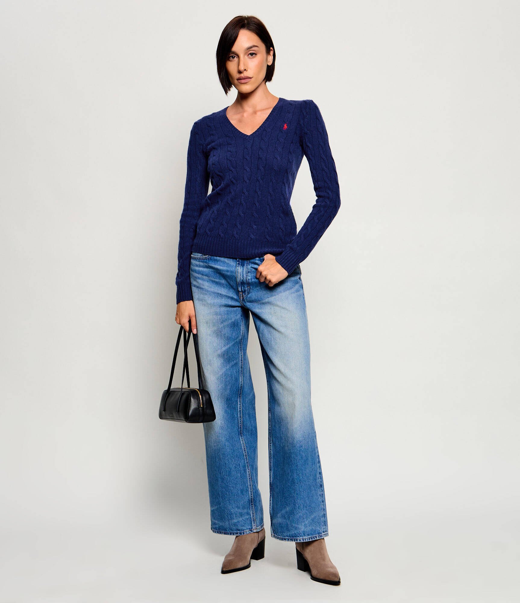 Polo Ralph Lauren De lână pulover Kimberly | Slim Fit cu adaos de cașmir