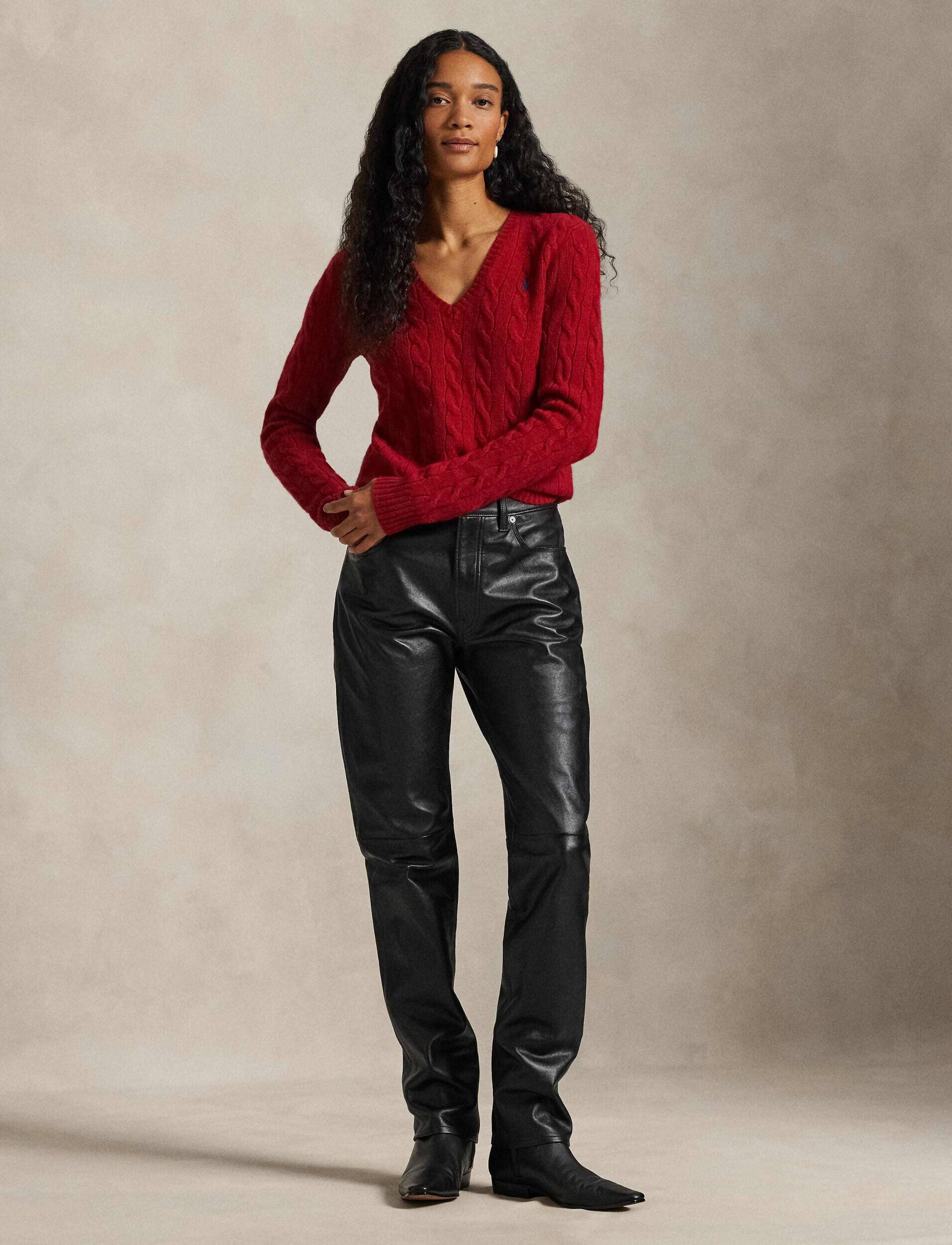 Polo Ralph Lauren De lână pulover Kimberly | Slim Fit cu adaos de cașmir
