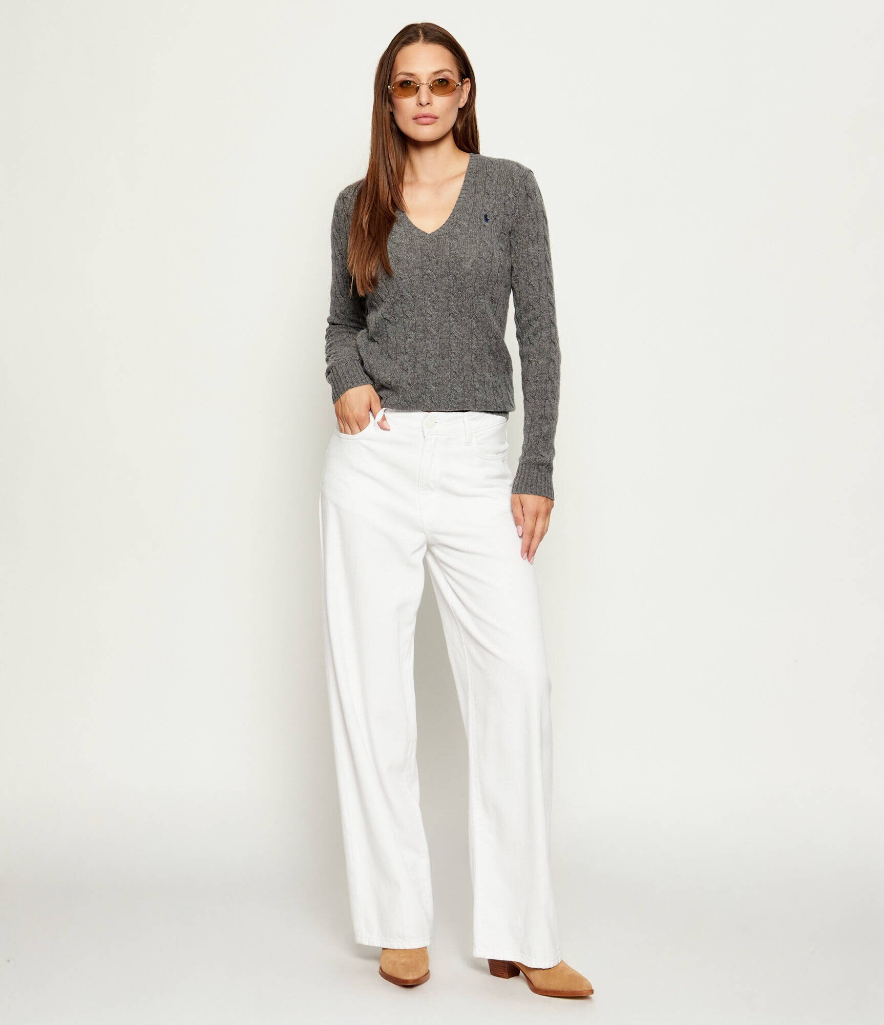 Polo Ralph Lauren De lână pulover Kimberly | Slim Fit cu adaos de cașmir