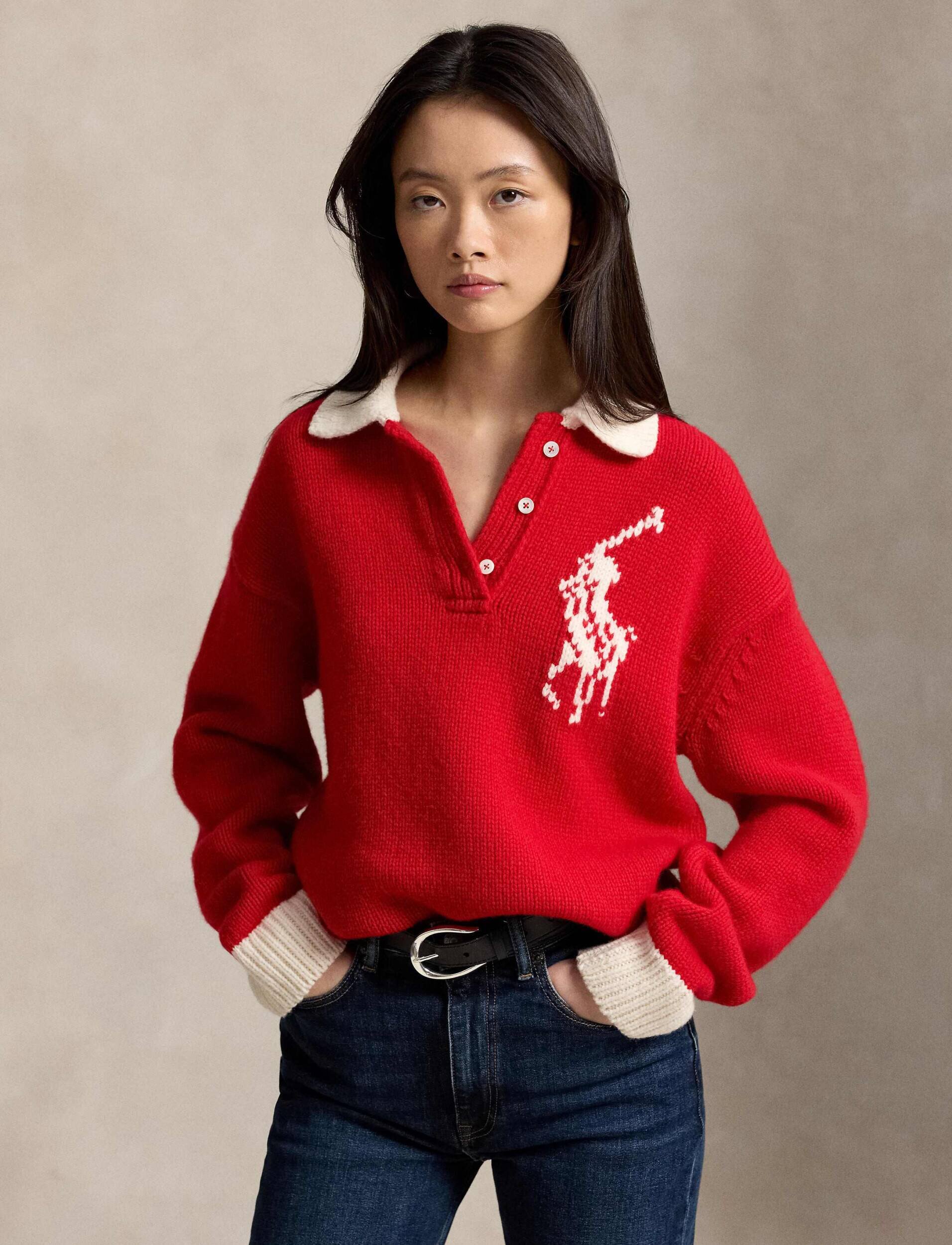 Polo Ralph Lauren De lână pulover | Loose fit