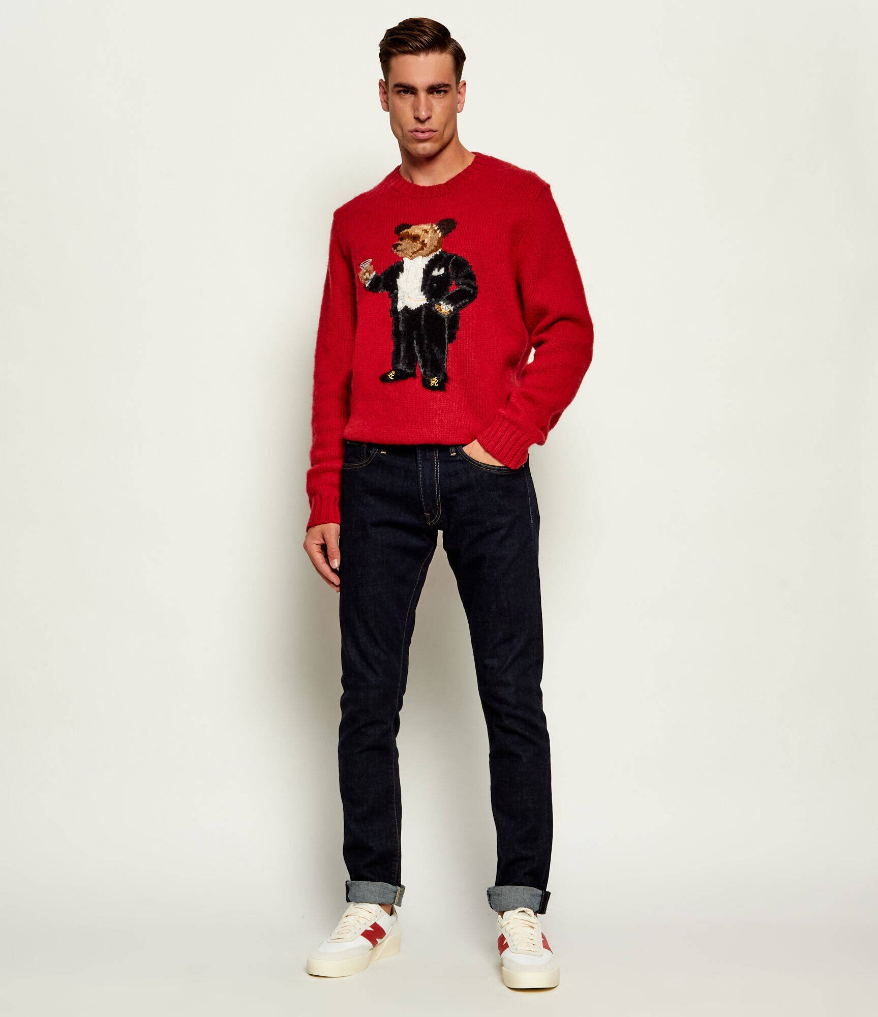 Polo Ralph Lauren De lână pulover Martini Bear | regular fit