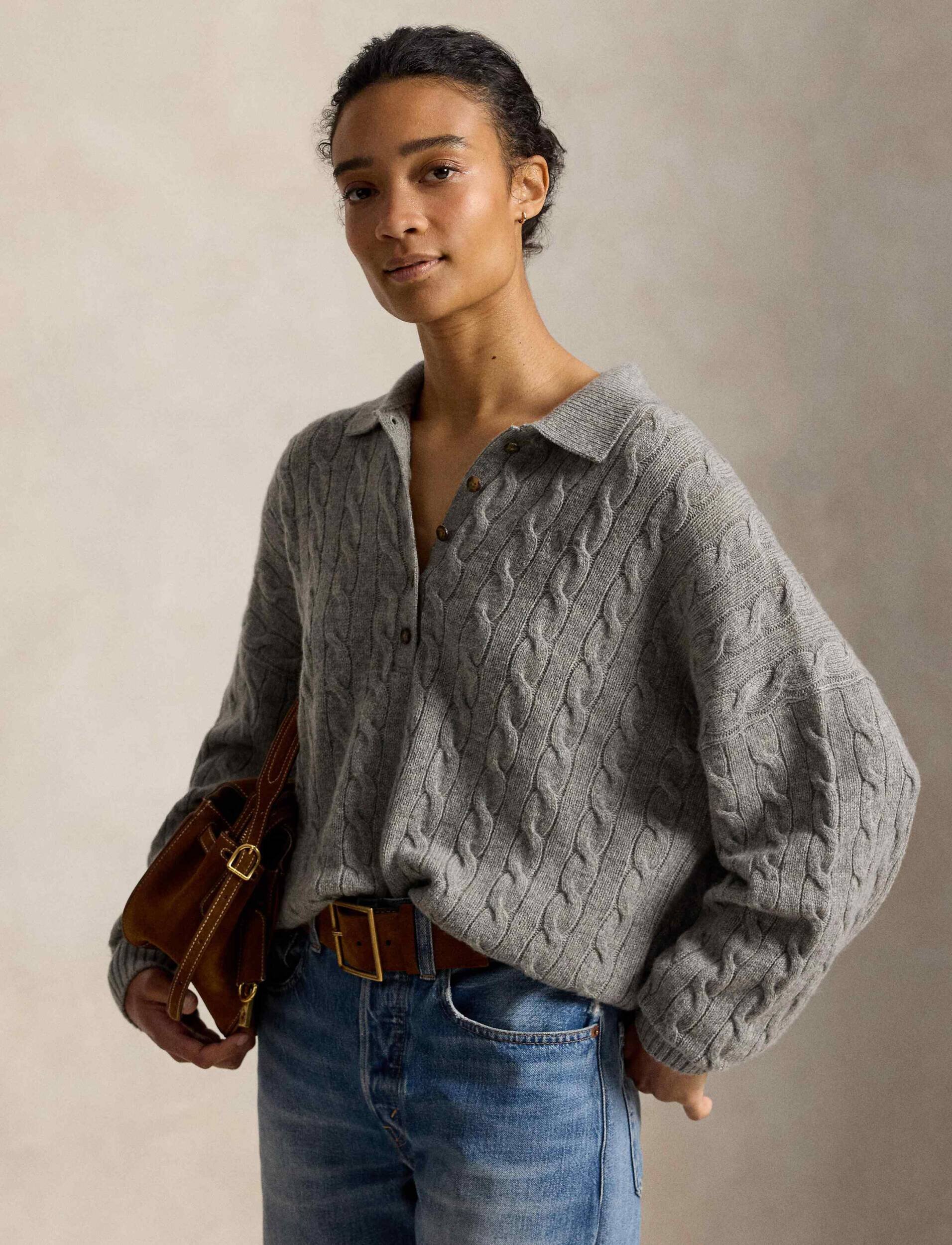 Polo Ralph Lauren De lână pulover | Oversize fit cu adaos de cașmir
