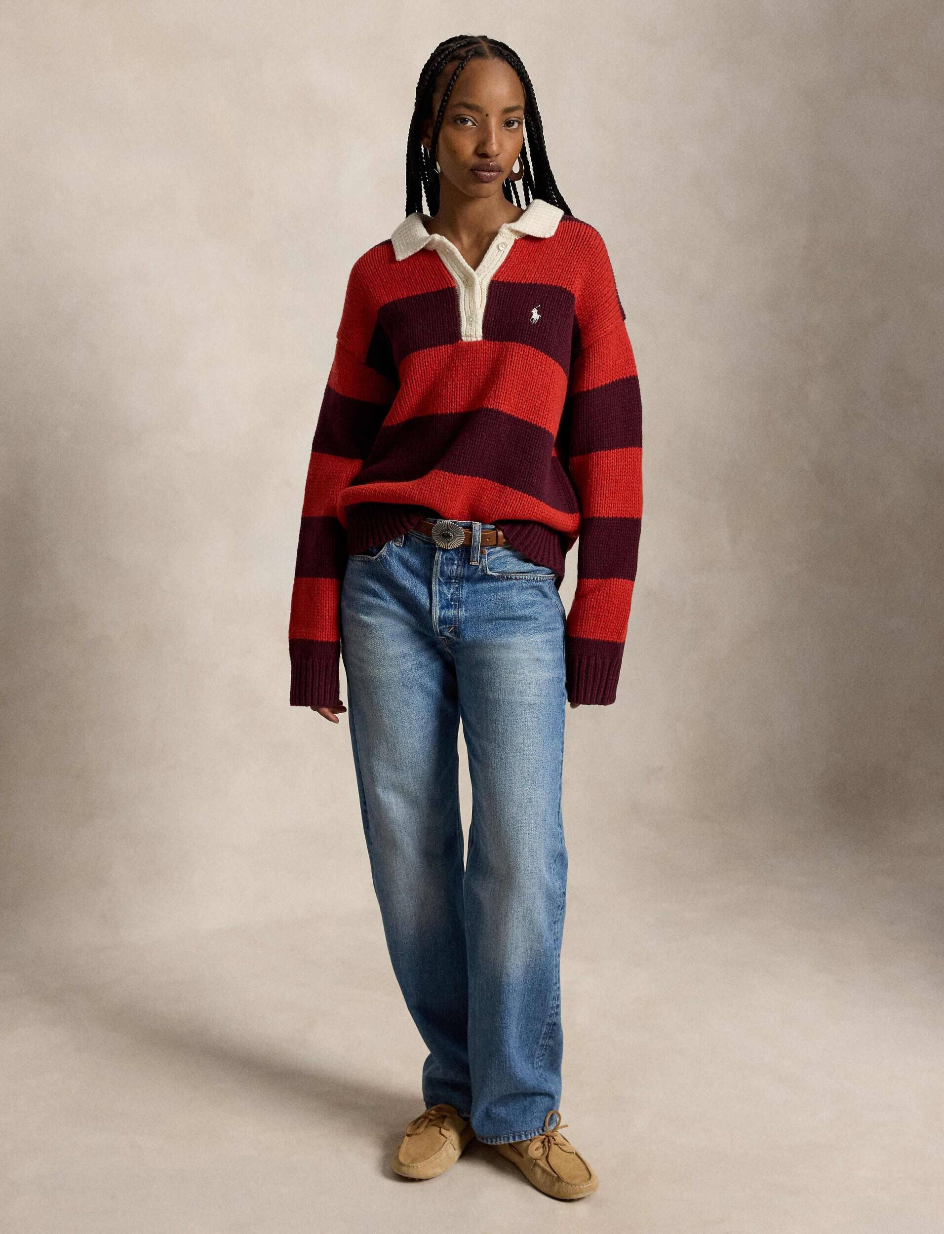 Polo Ralph Lauren De lână pulover Rugby | Relaxed fit