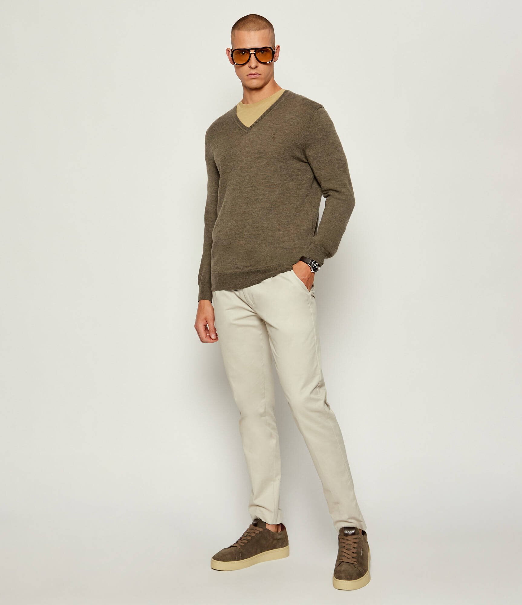 Polo Ralph Lauren De lână pulover | Slim Fit