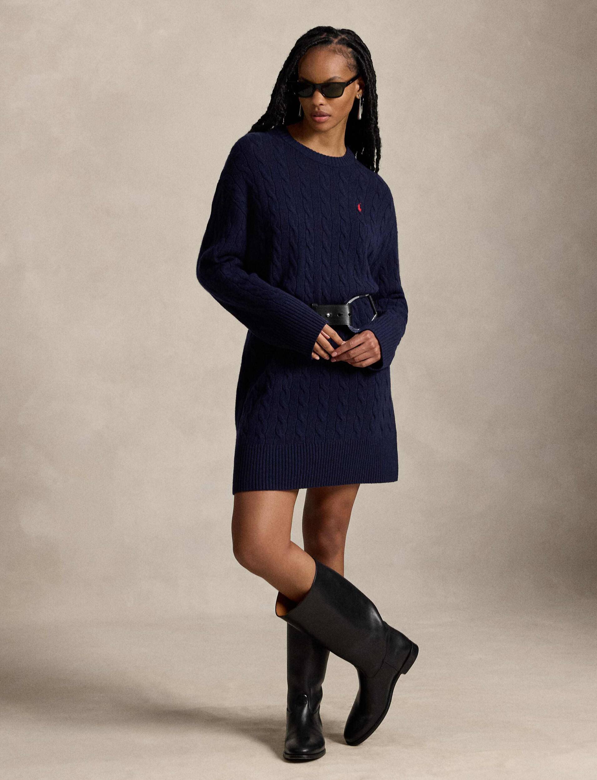 Polo Ralph Lauren De lână rochie cu adaos de cașmir