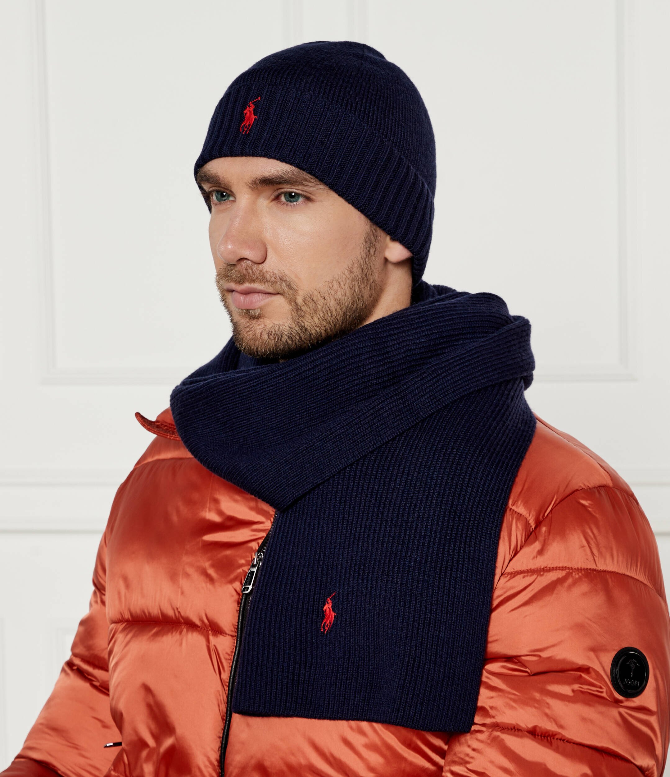 Polo Ralph Lauren De lână șal + căciulă