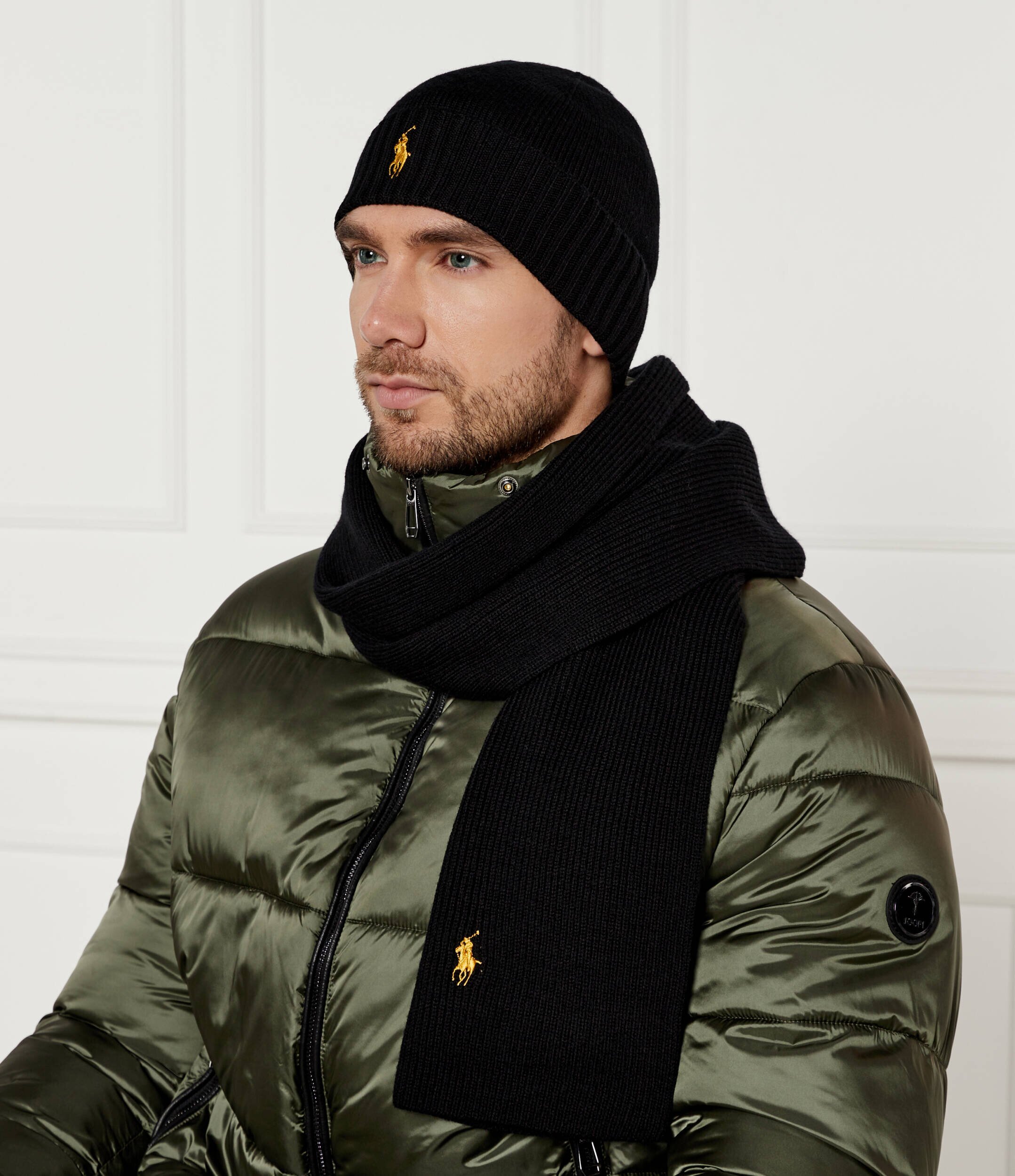 Polo Ralph Lauren De lână șal + căciulă