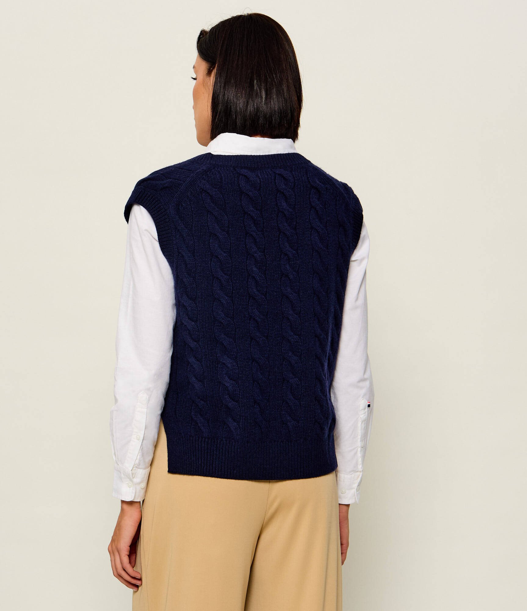 Polo Ralph Lauren De lână vestă | Loose fit cu adaos de cașmir