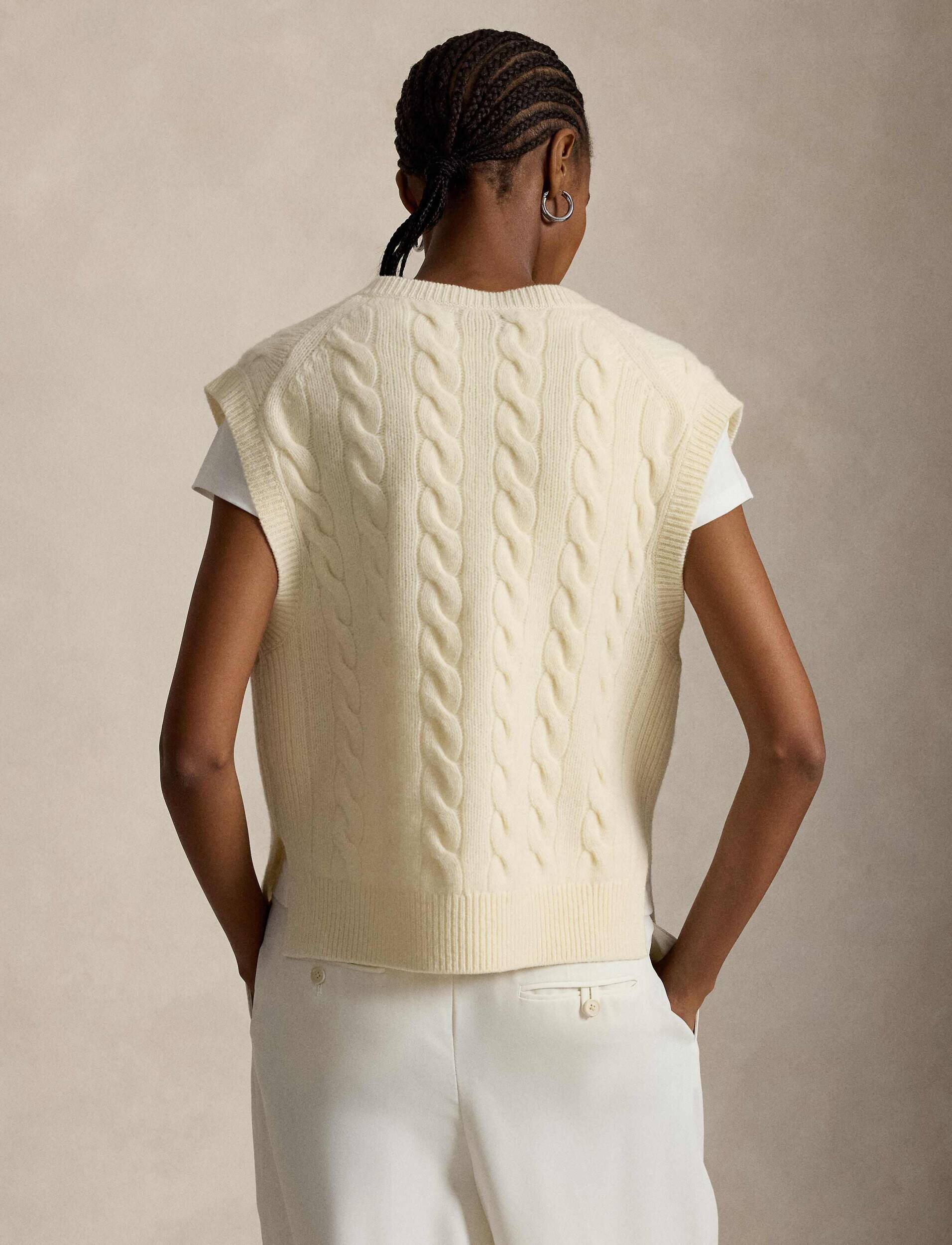 Polo Ralph Lauren De lână vestă | Loose fit cu adaos de cașmir