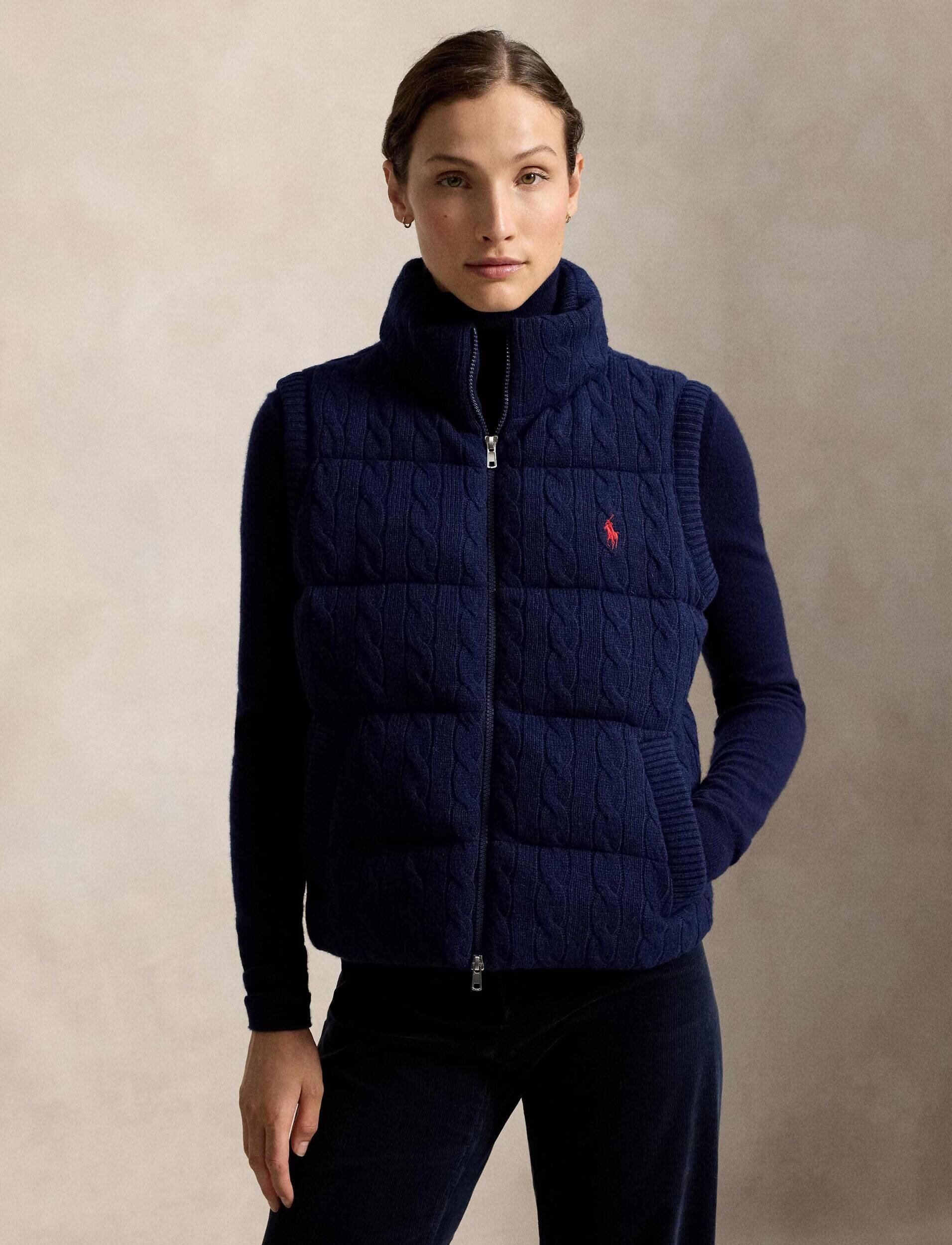 Polo Ralph Lauren De lână vestă | regular fit cu adaos de cașmir