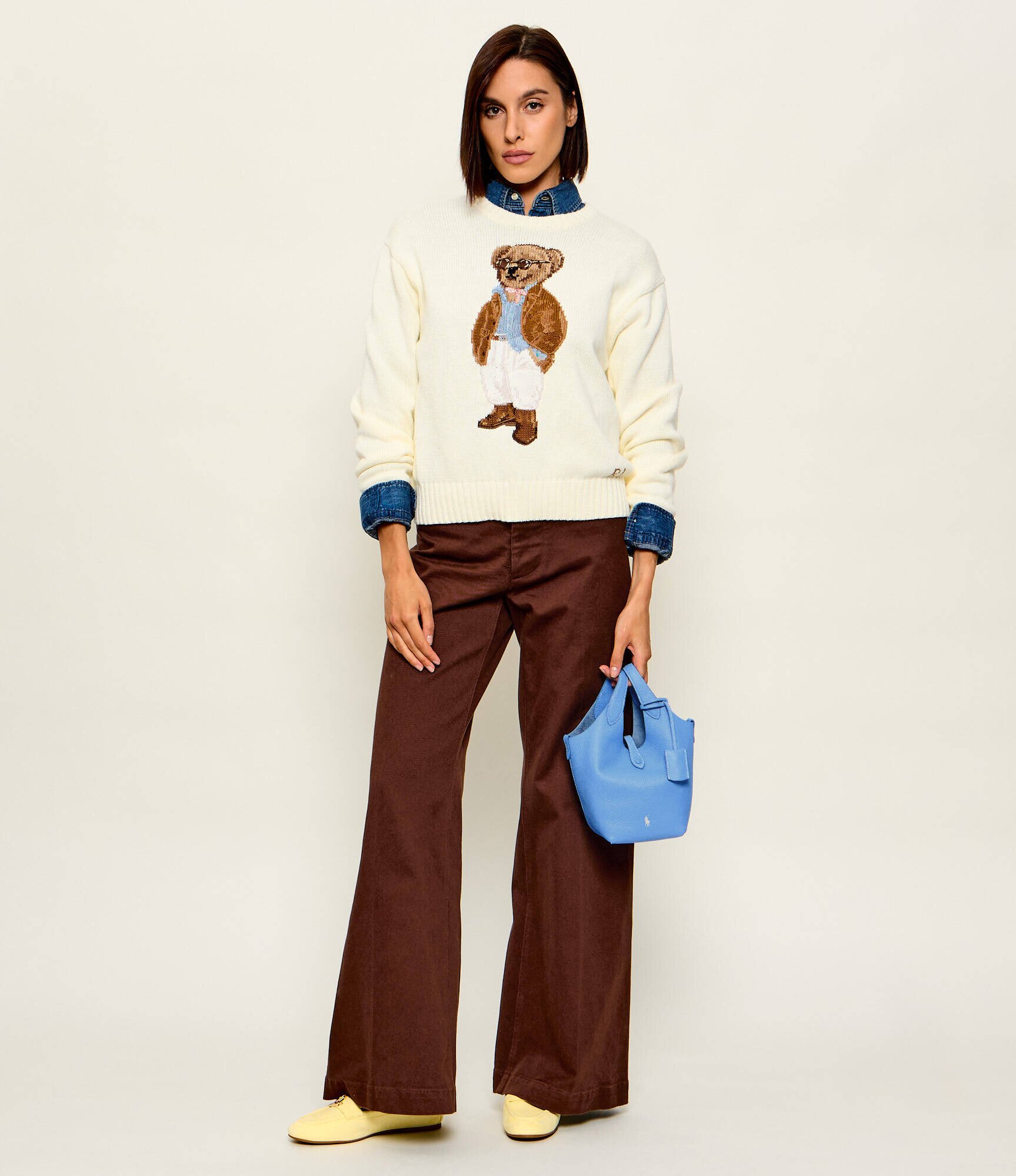 Polo Ralph Lauren De piele geantă pe umăr