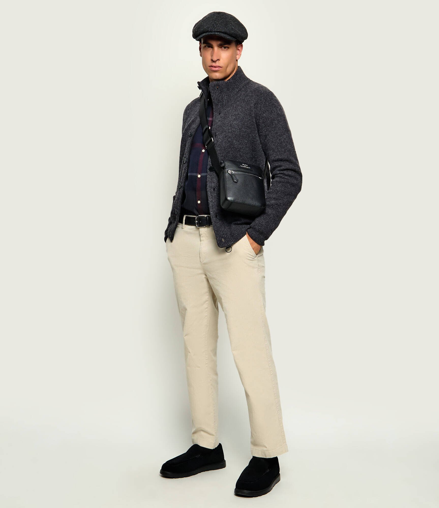Polo Ralph Lauren De piele geantă reporter