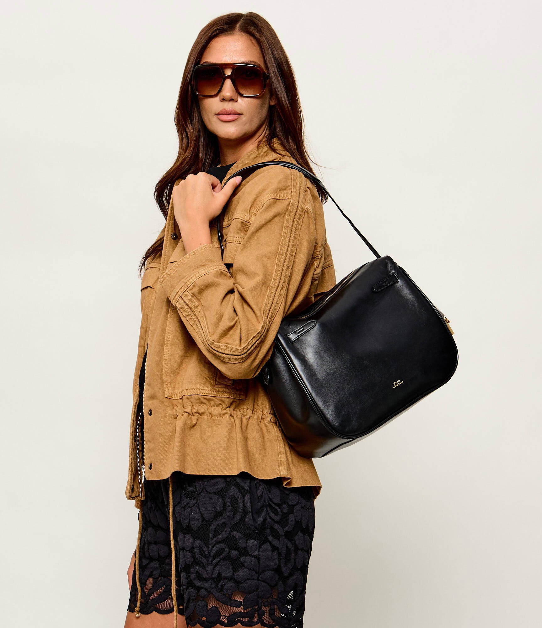 Polo Ralph Lauren De piele geantă shopper ID