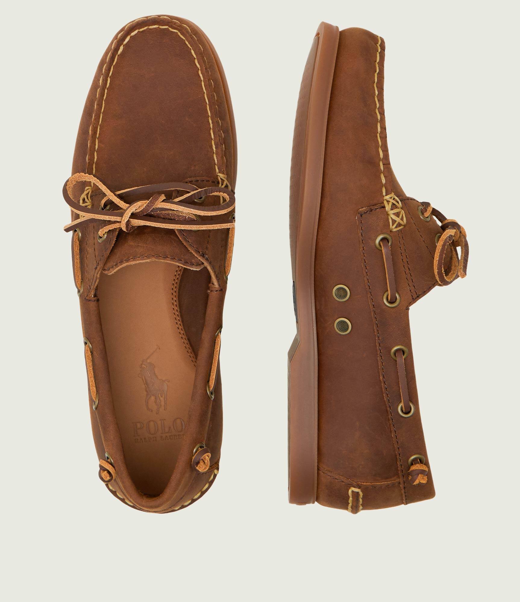 Polo Ralph Lauren De piele mocasini MERTON BOAT-BOAT