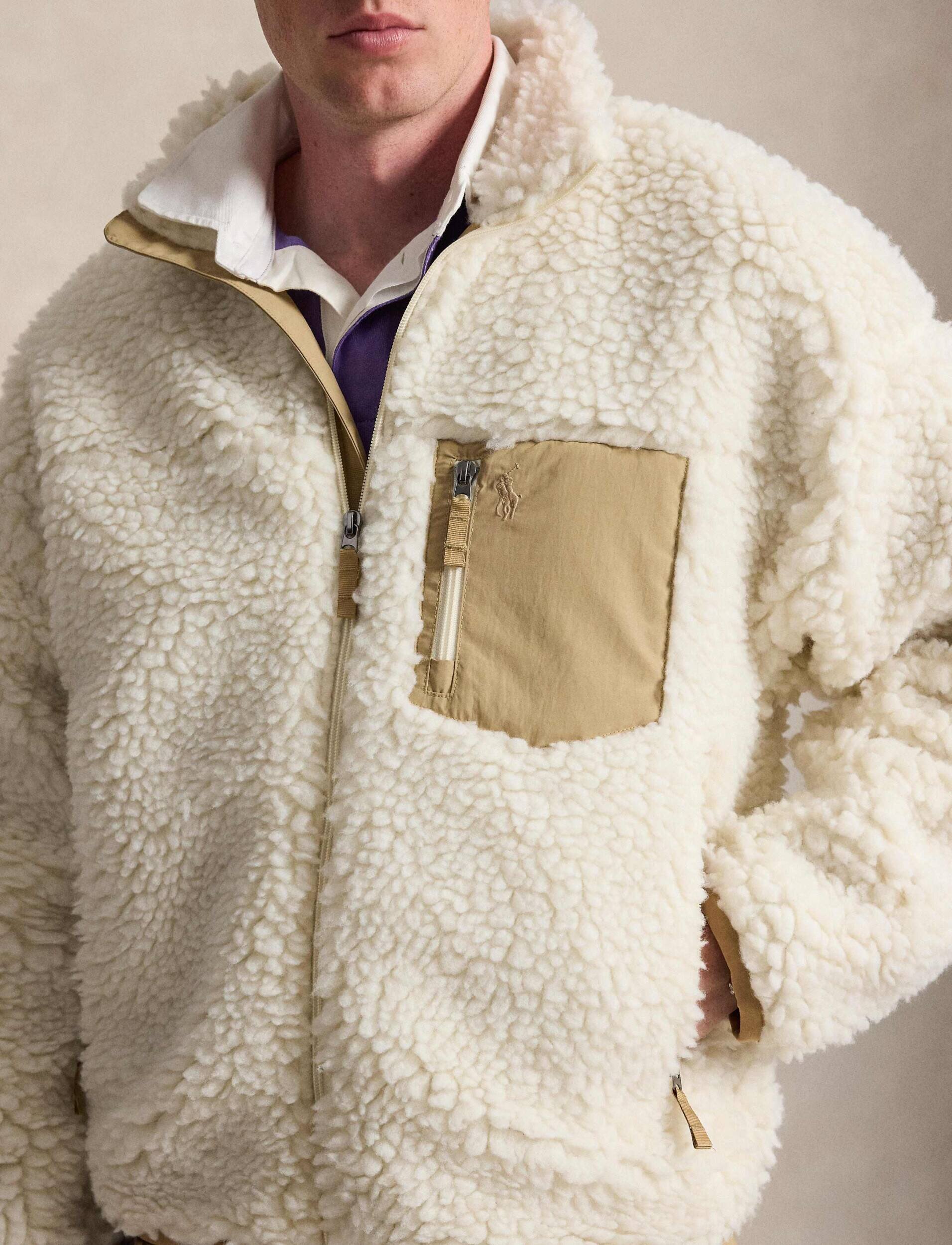 Polo Ralph Lauren Din fleece geacă Shaggy Hi | regular fit | shearling