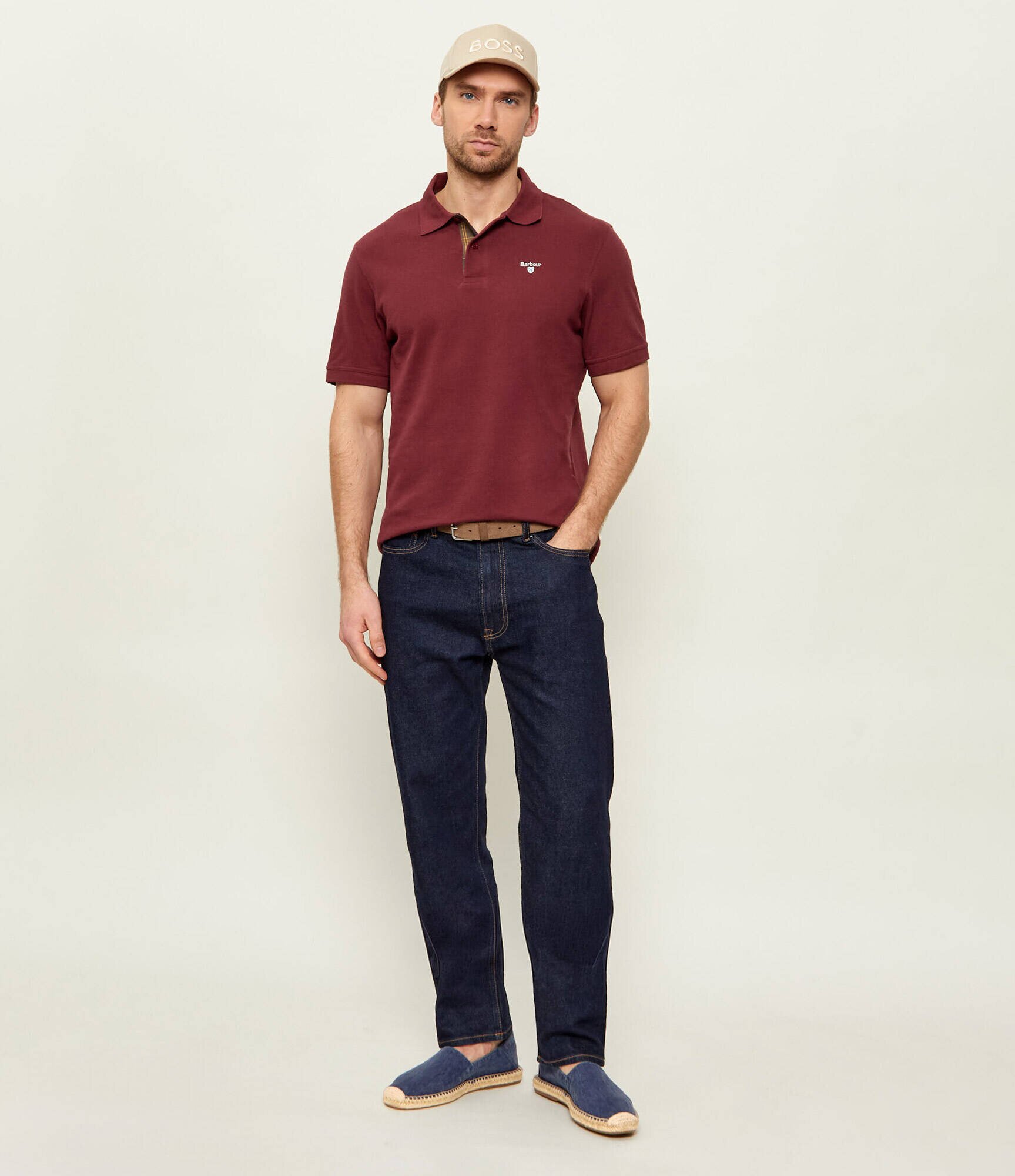 Polo Ralph Lauren Espadrile CEVIO cu adaos de piele