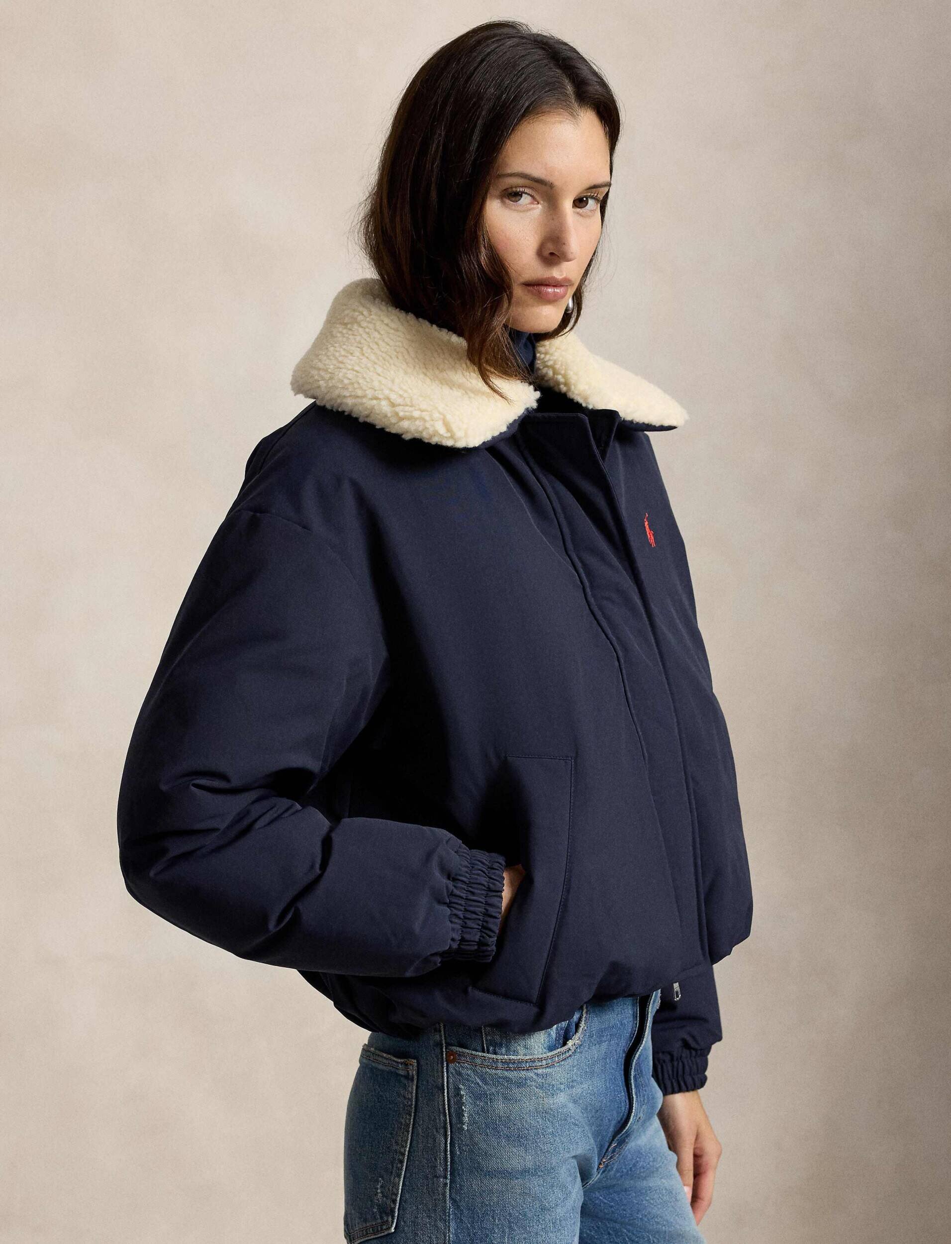 Polo Ralph Lauren Geacă de puf | Loose fit | shearling