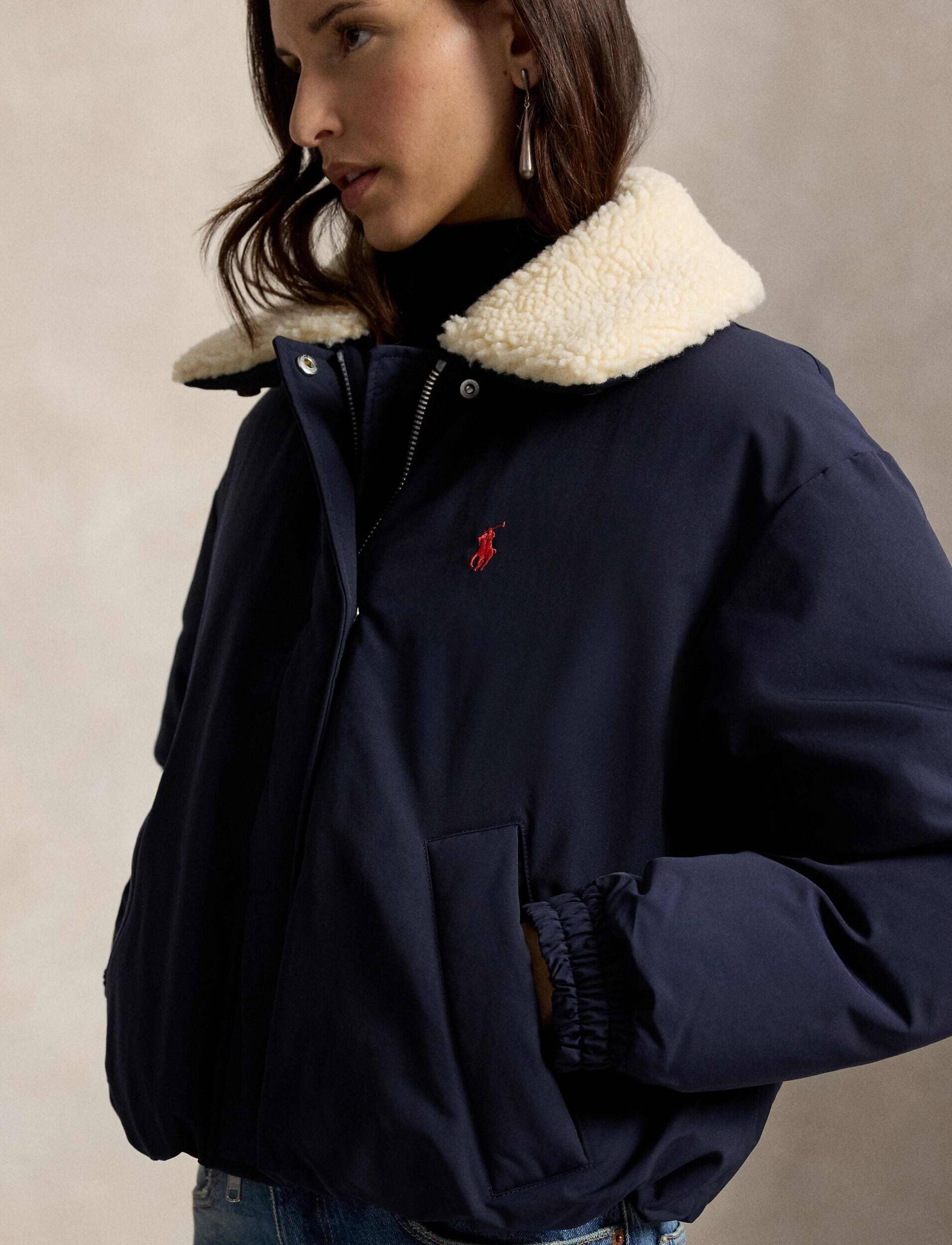 Polo Ralph Lauren Geacă de puf | Loose fit | shearling