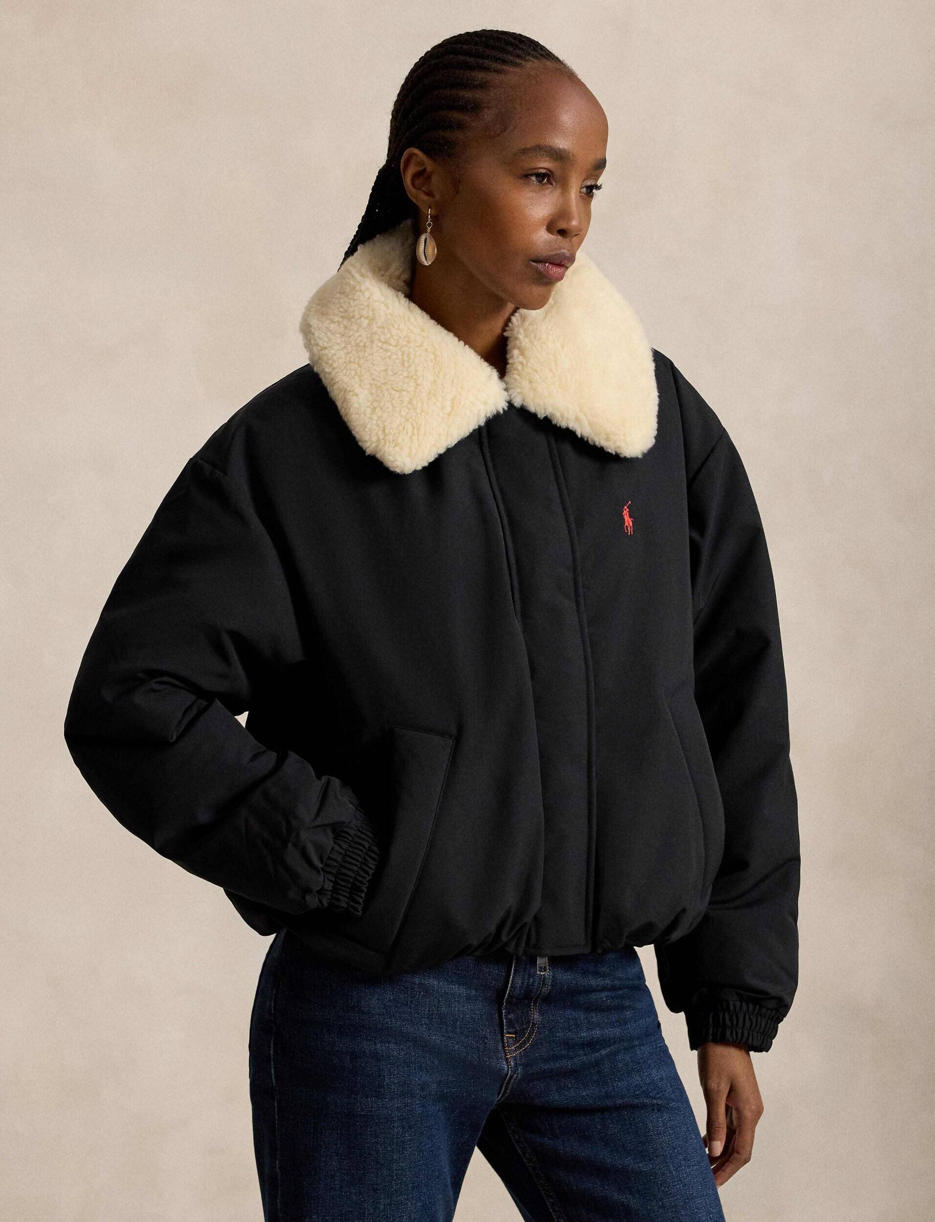 Polo Ralph Lauren Geacă de puf | Loose fit | shearling