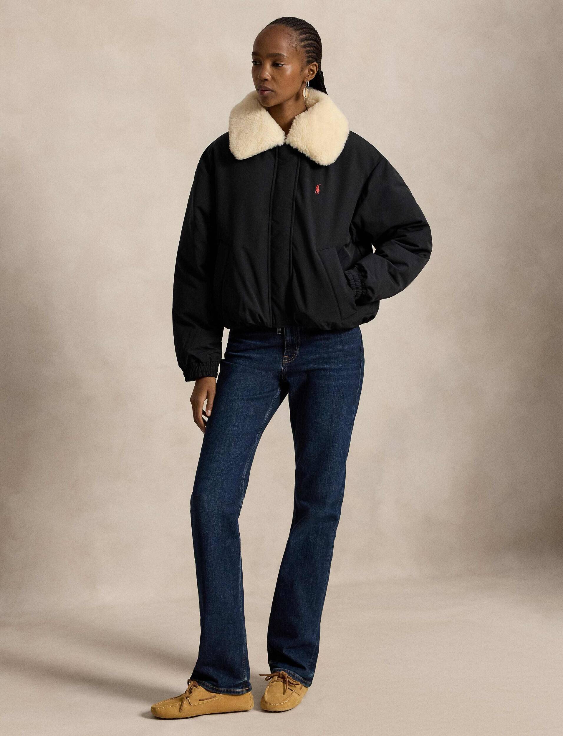 Polo Ralph Lauren Geacă de puf | Loose fit | shearling