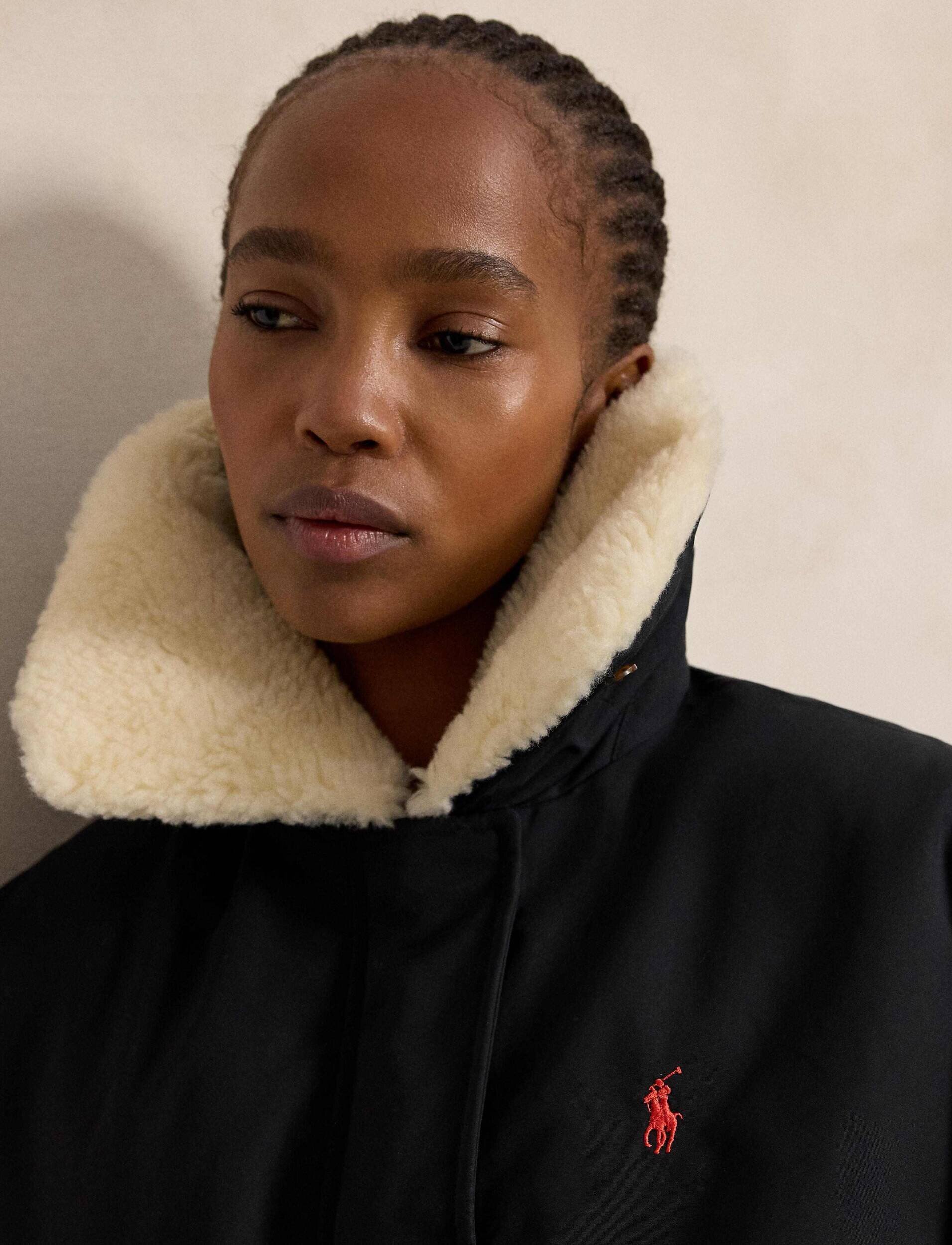 Polo Ralph Lauren Geacă de puf | Loose fit | shearling