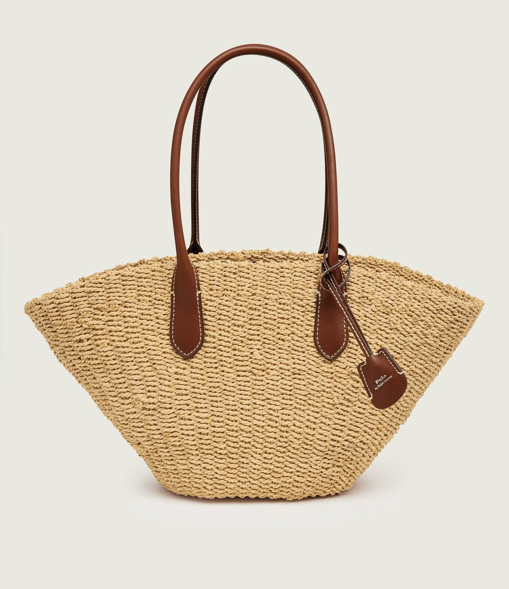Polo Ralph Lauren Geantă shopper Bellport cu adaos de piele