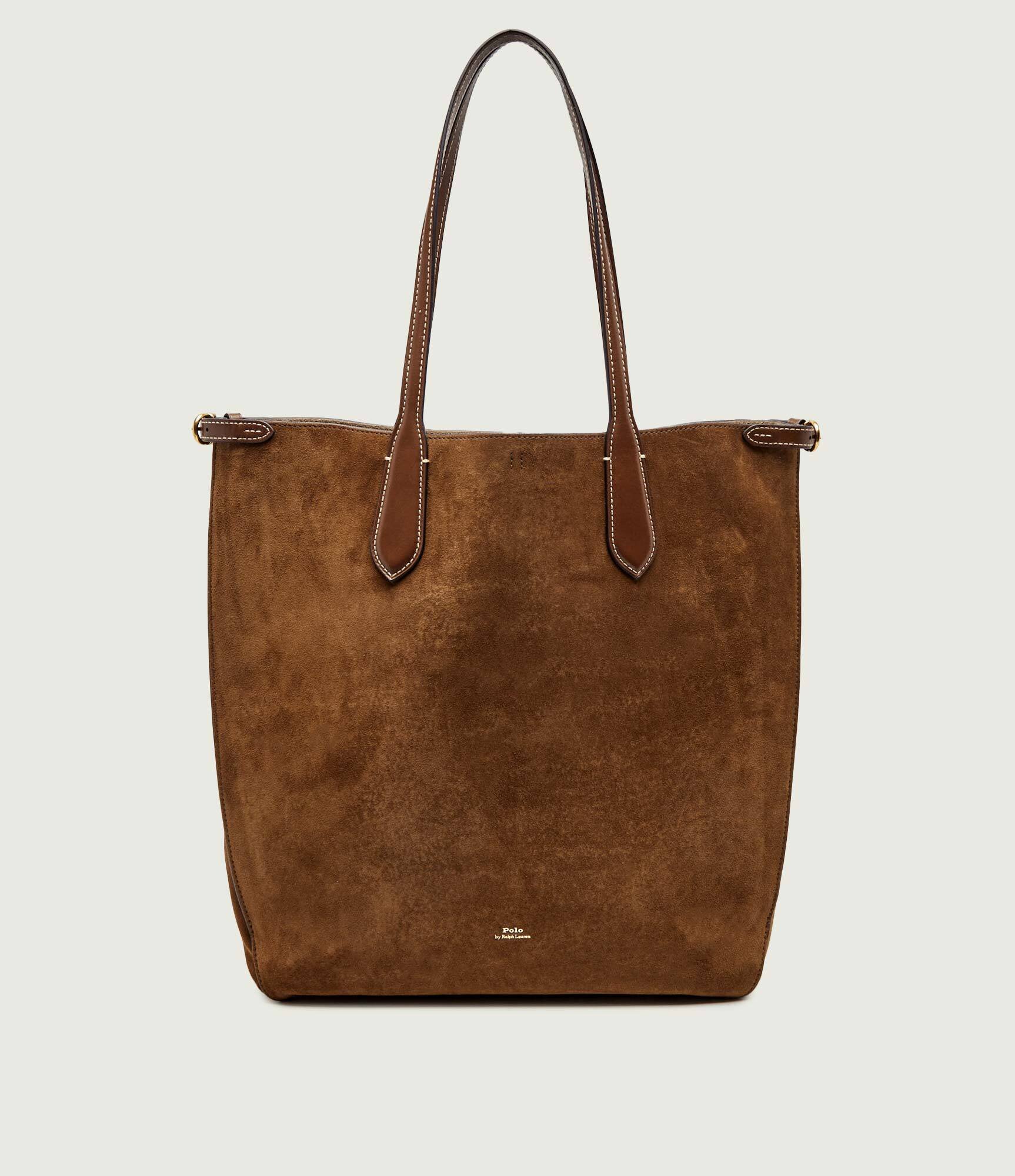 Polo Ralph Lauren Geantă shopper Bellport North-South | piele întoarsă