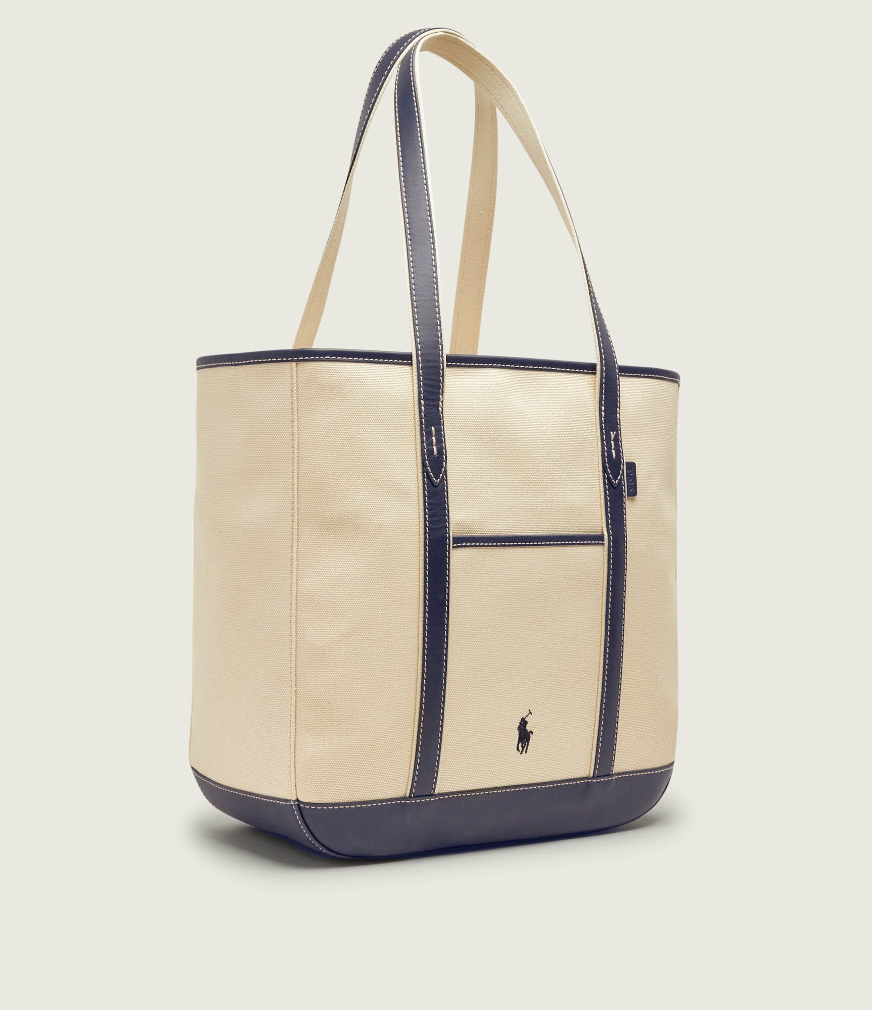 Polo Ralph Lauren Geantă shopper cu adaos de piele