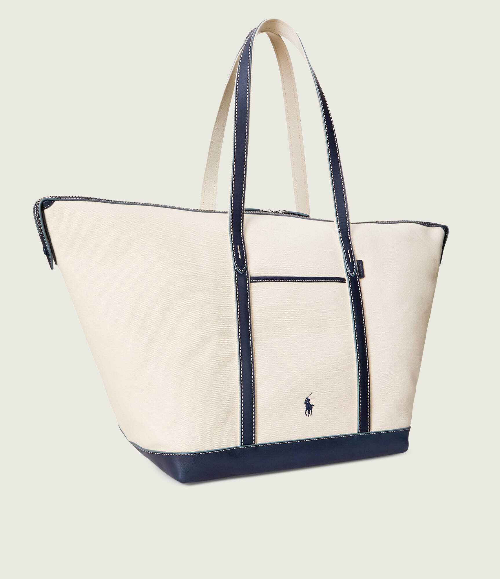 Polo Ralph Lauren Geantă shopper cu adaos de piele