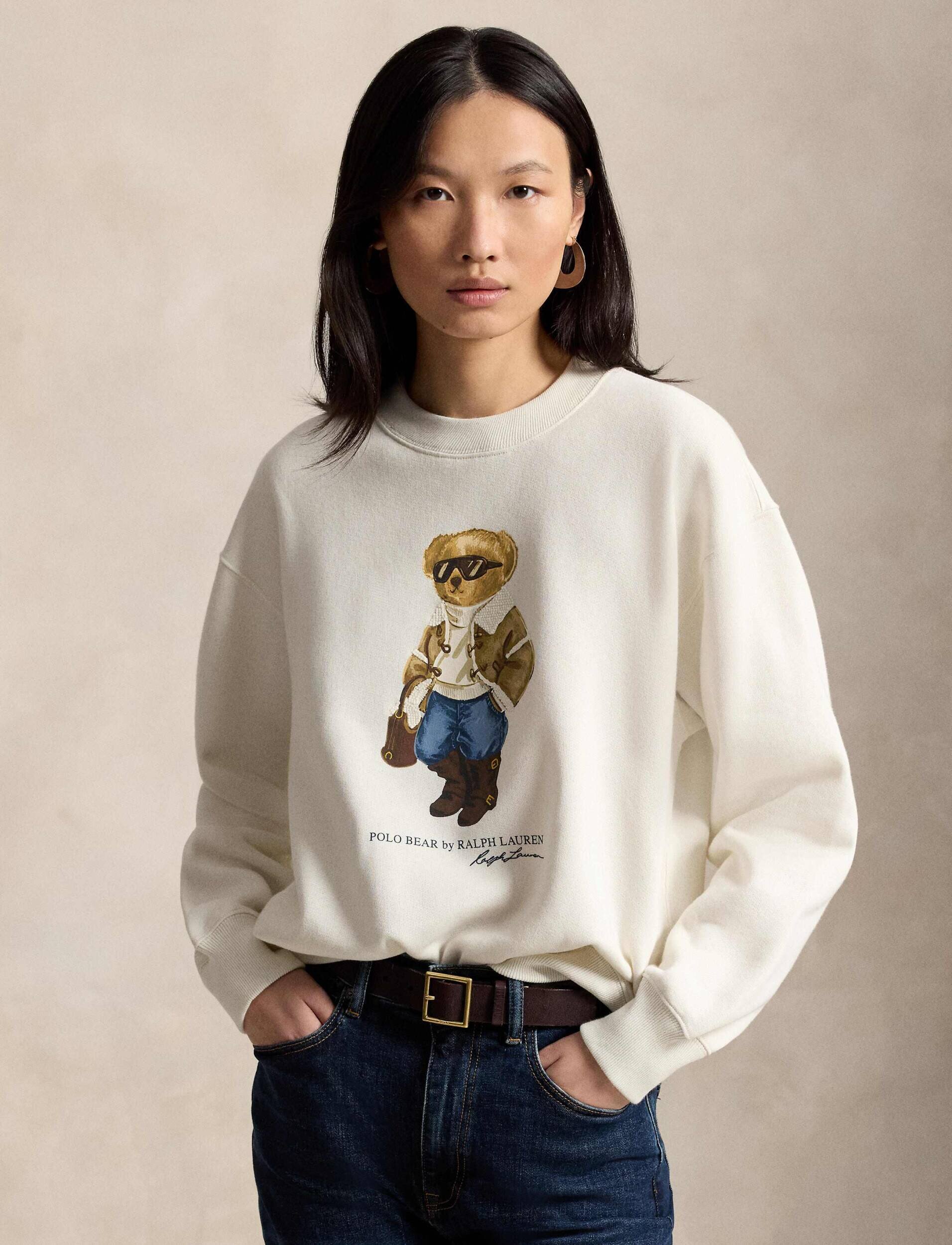 Polo Ralph Lauren Hanorac Winter Bear | Relaxed fit cu adaos de lână