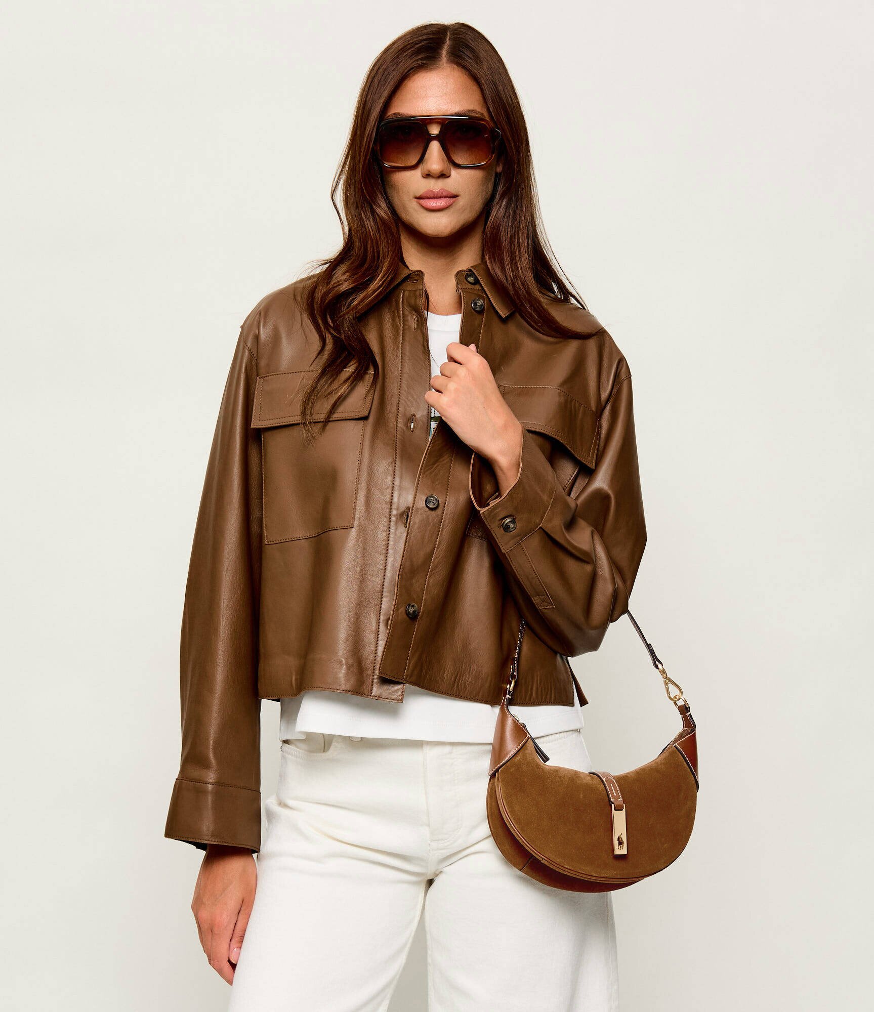 Polo Ralph Lauren Hobo ID | piele întoarsă