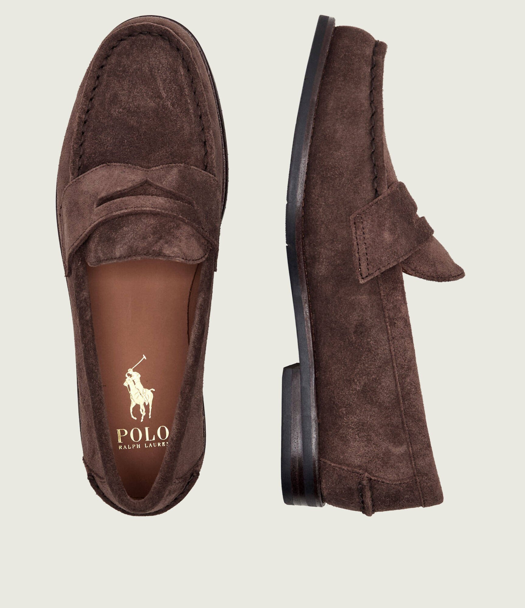 Polo Ralph Lauren Pantofi loafer ALSTON PENNY | piele întoarsă
