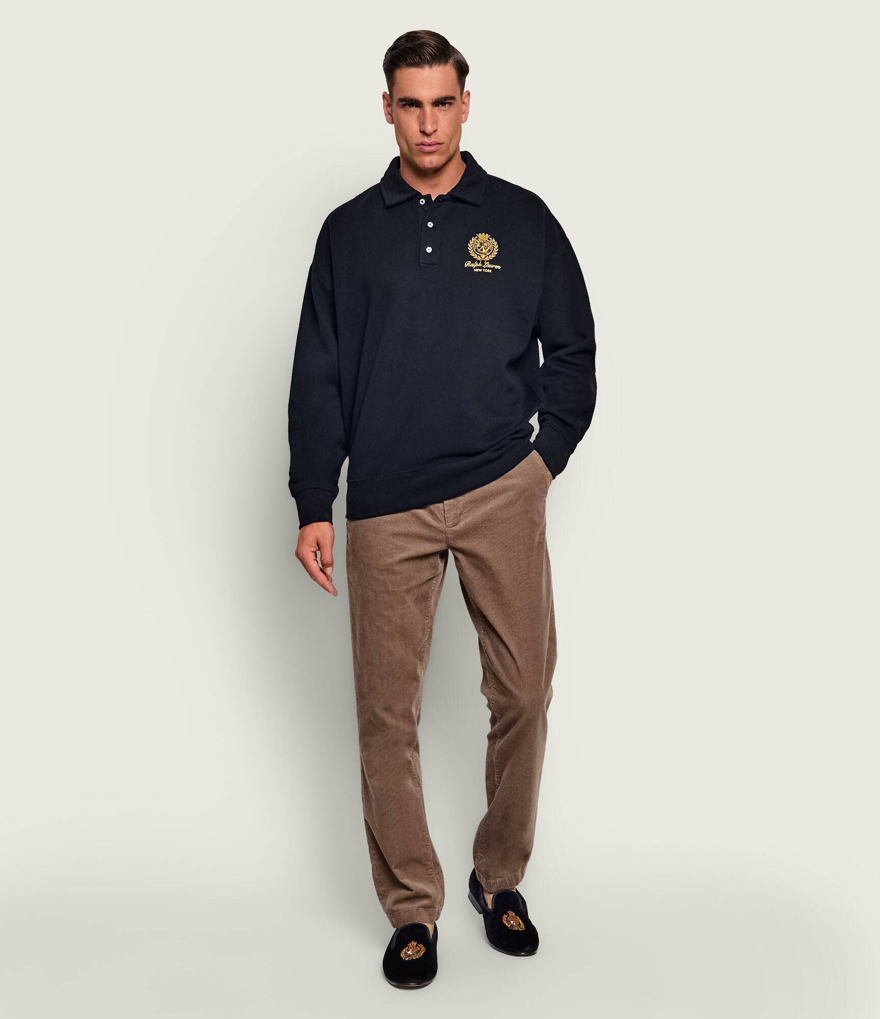Polo Ralph Lauren Pantofi lords Paxton cu adaos de piele