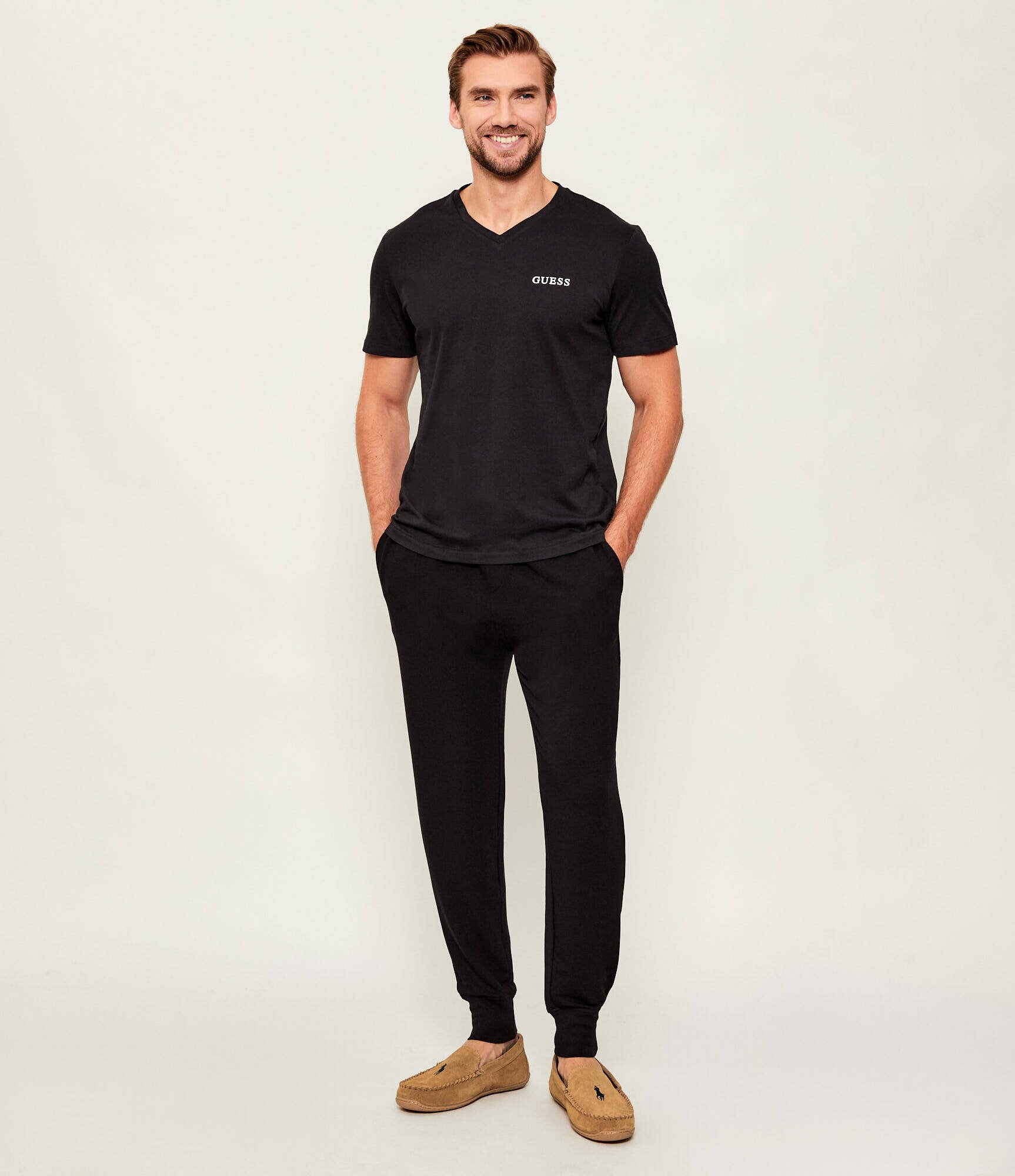 Polo Ralph Lauren Papuci de casă BRENAN | piele întoarsă
