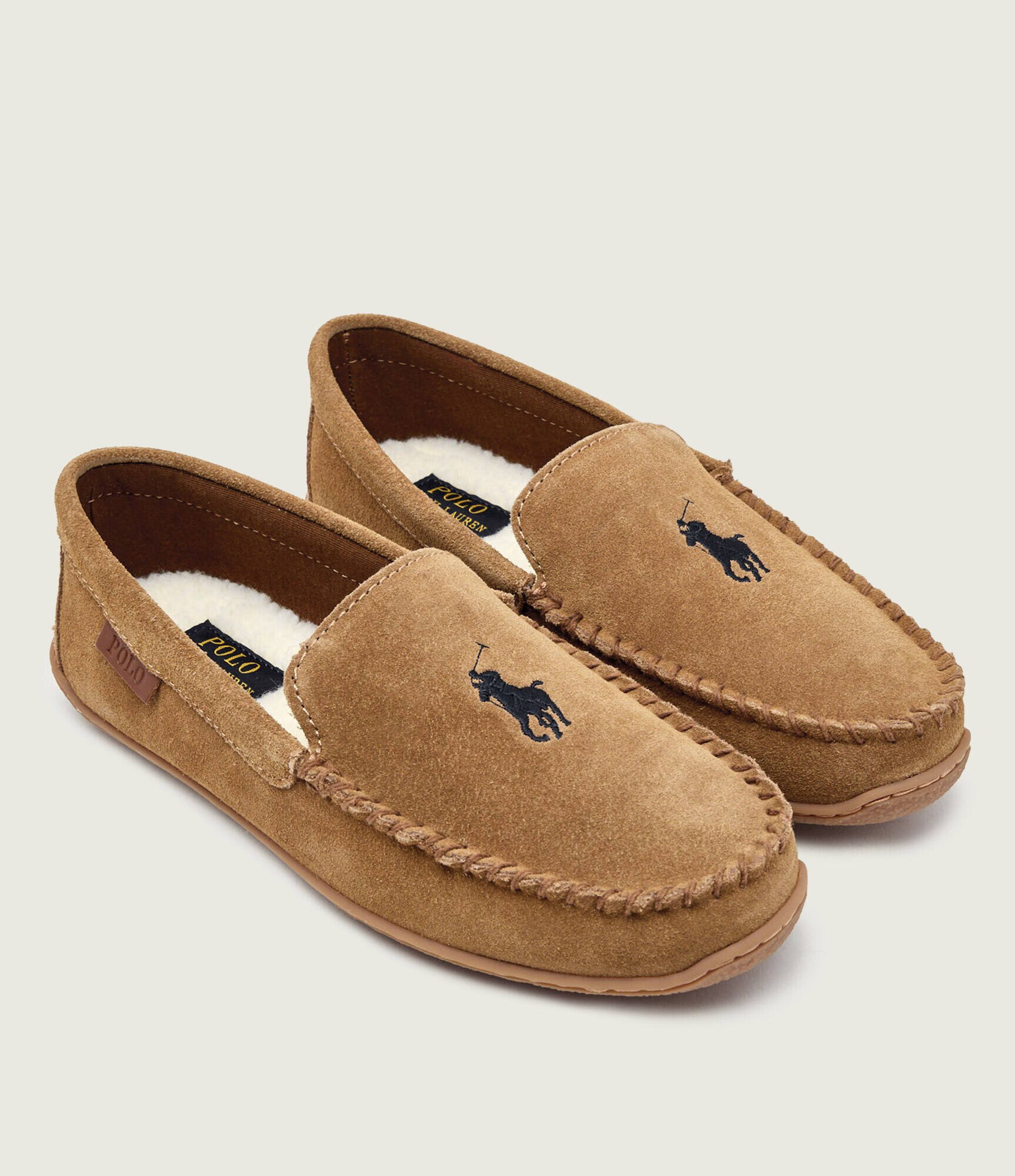 Polo Ralph Lauren Papuci de casă BRENAN | piele întoarsă