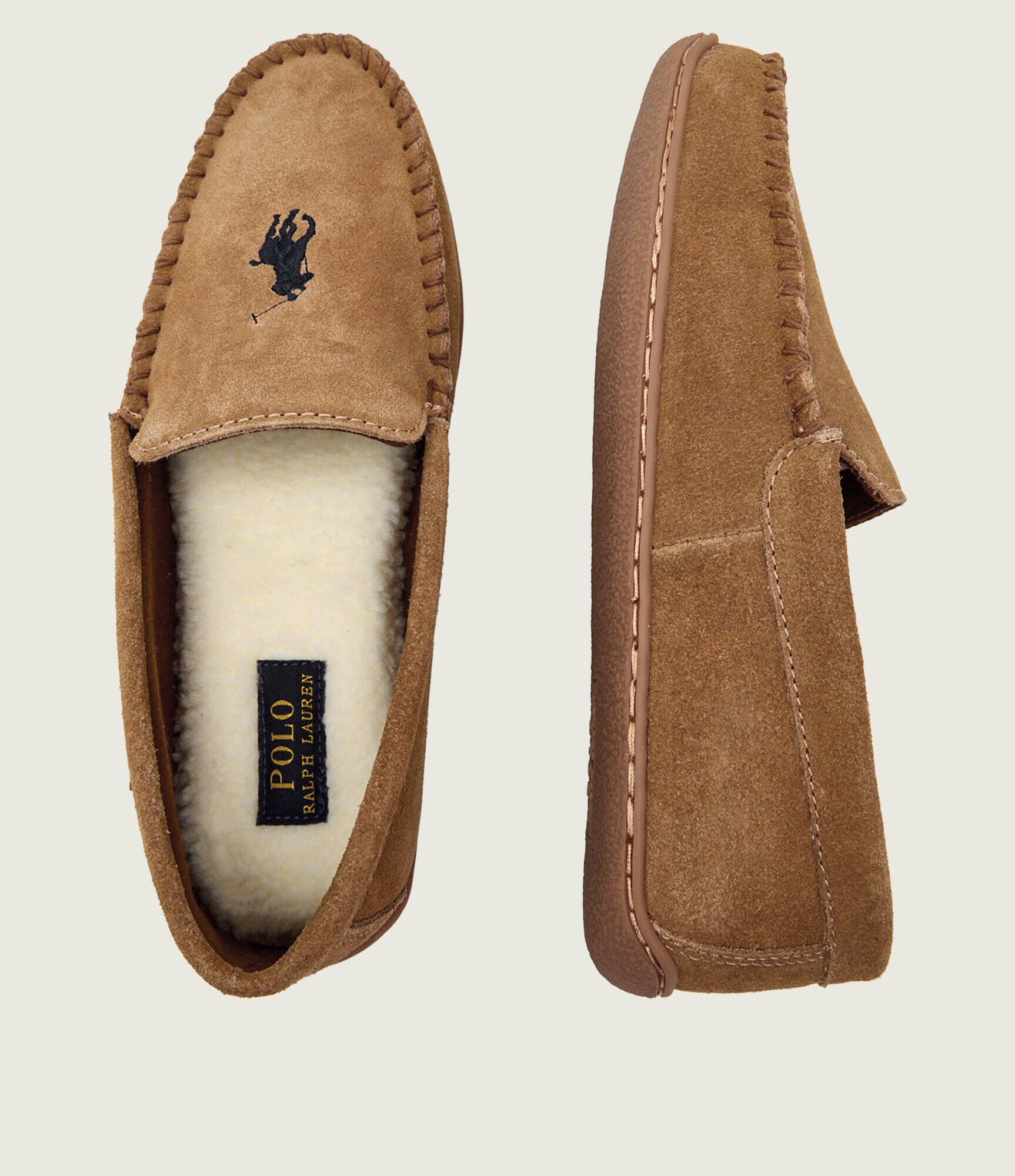 Polo Ralph Lauren Papuci de casă BRENAN | piele întoarsă