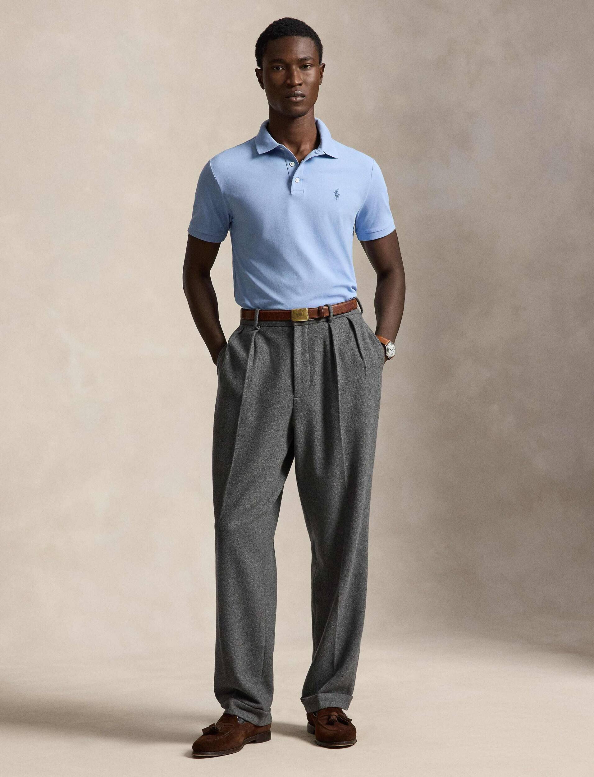 Polo Ralph Lauren Polo | Custom slim fit plasă stretch